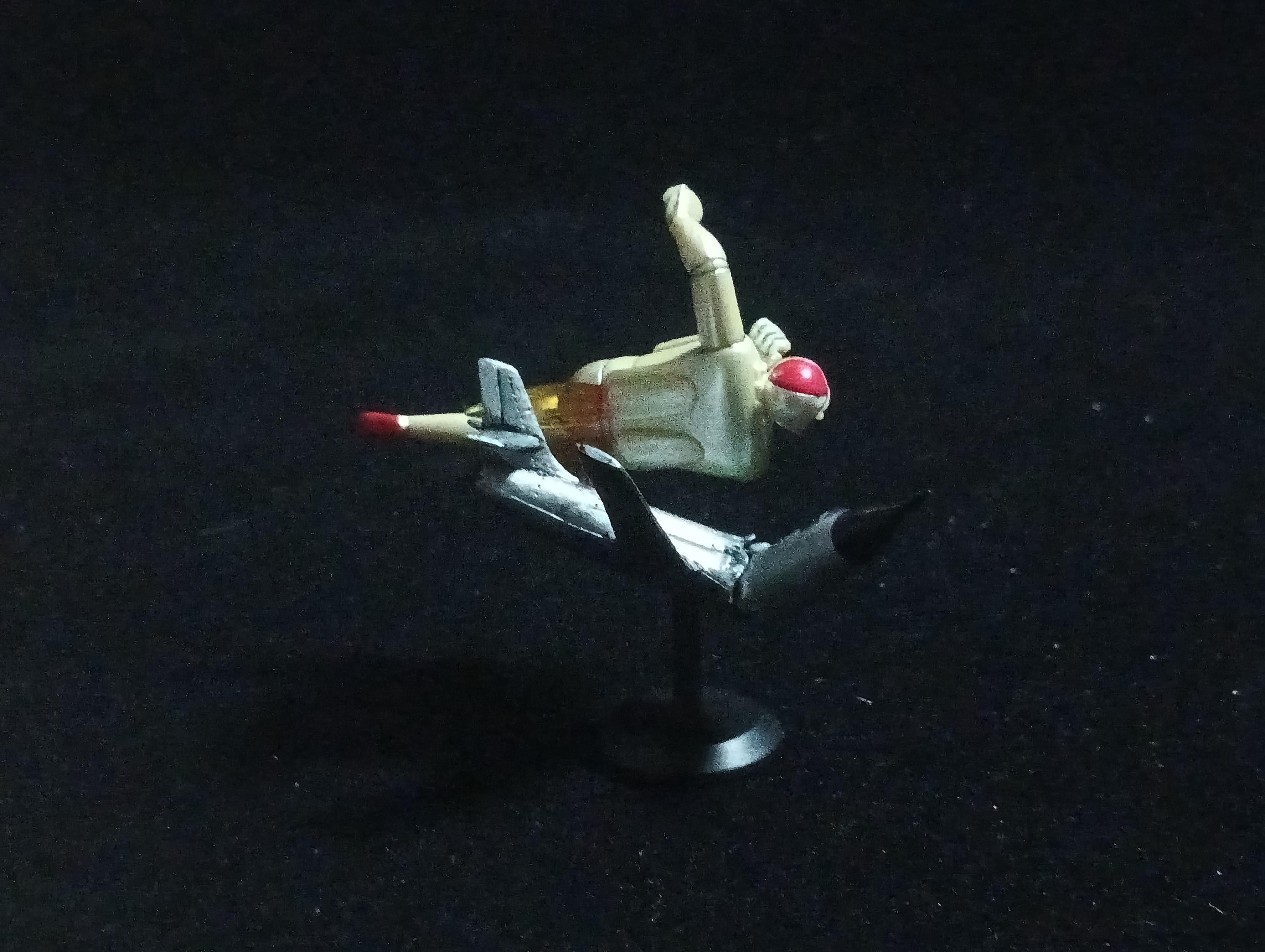 Bacchus Tetsujin 28 - Go Time Slip Glico Mini Figure Color version Kaiyodo zz291