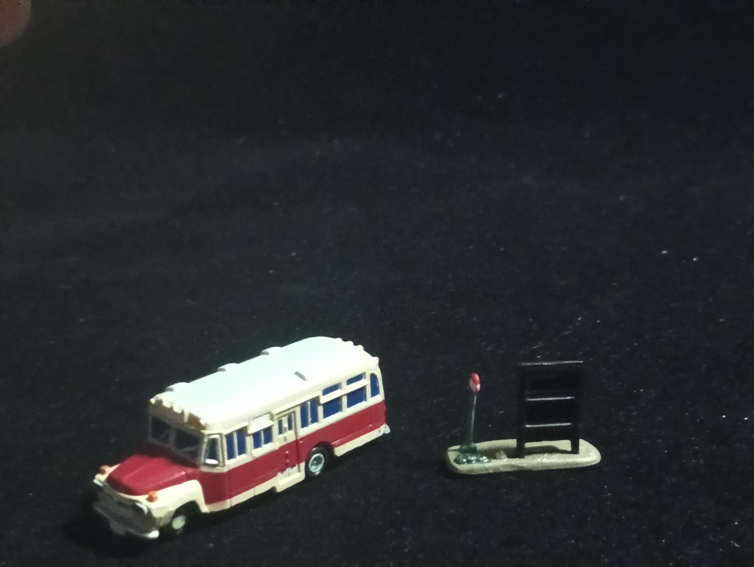 Time Slip Glico Vol. 1 Kaiyodo Figure Isuzu BXD30 Type Hood Bus