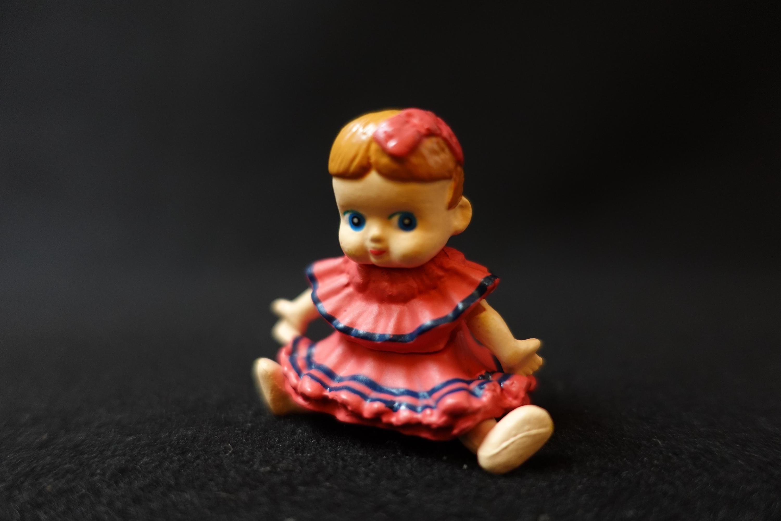 Miniature Baby (Celluloid Doll)  Antique Doll Figure Furuta Fairy Tale Series 2