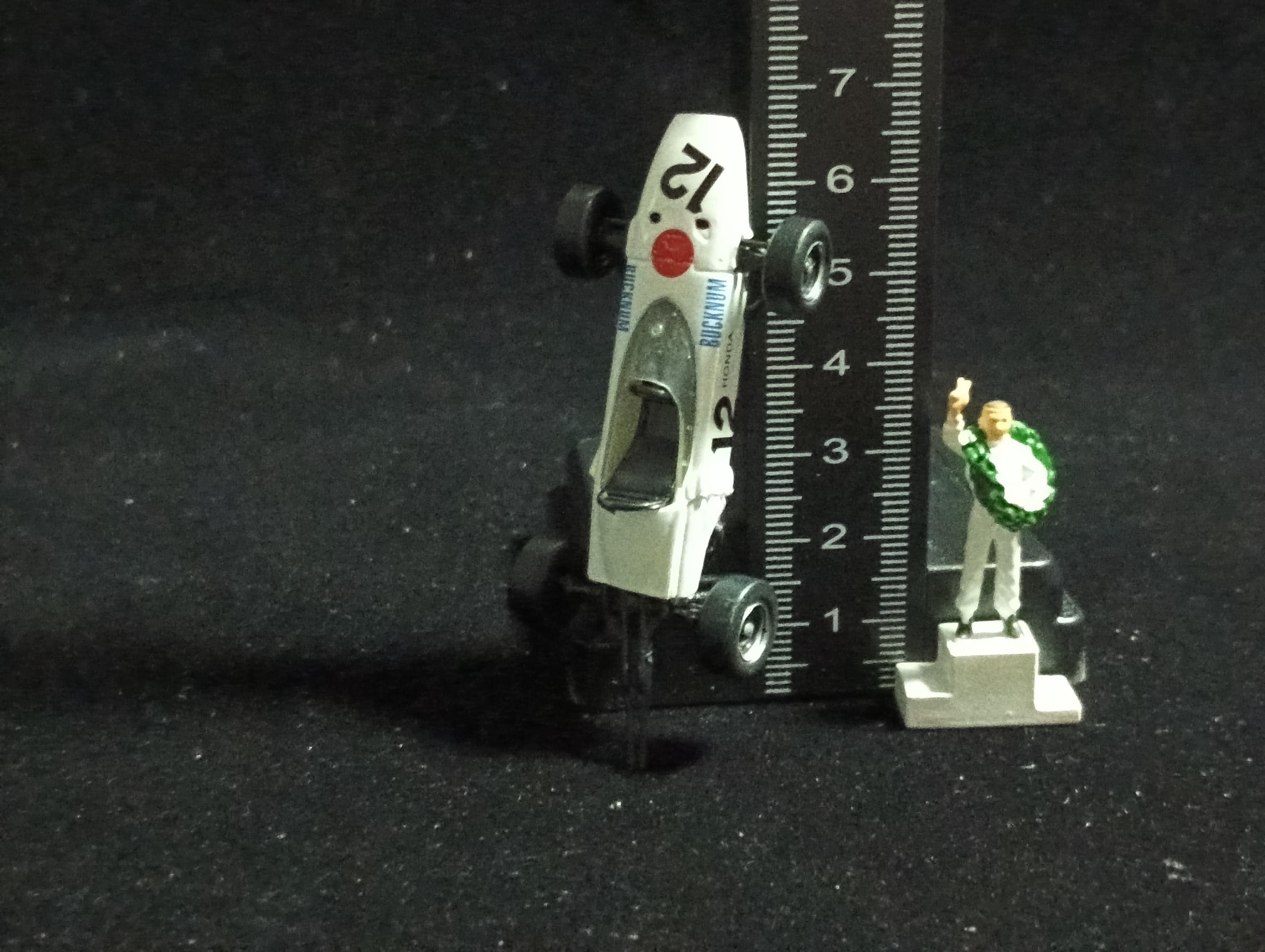 Honda F-1 RA-272 Time Slip Glico Vehicle Series Mini Figure Kaiyodo Japan zz277
