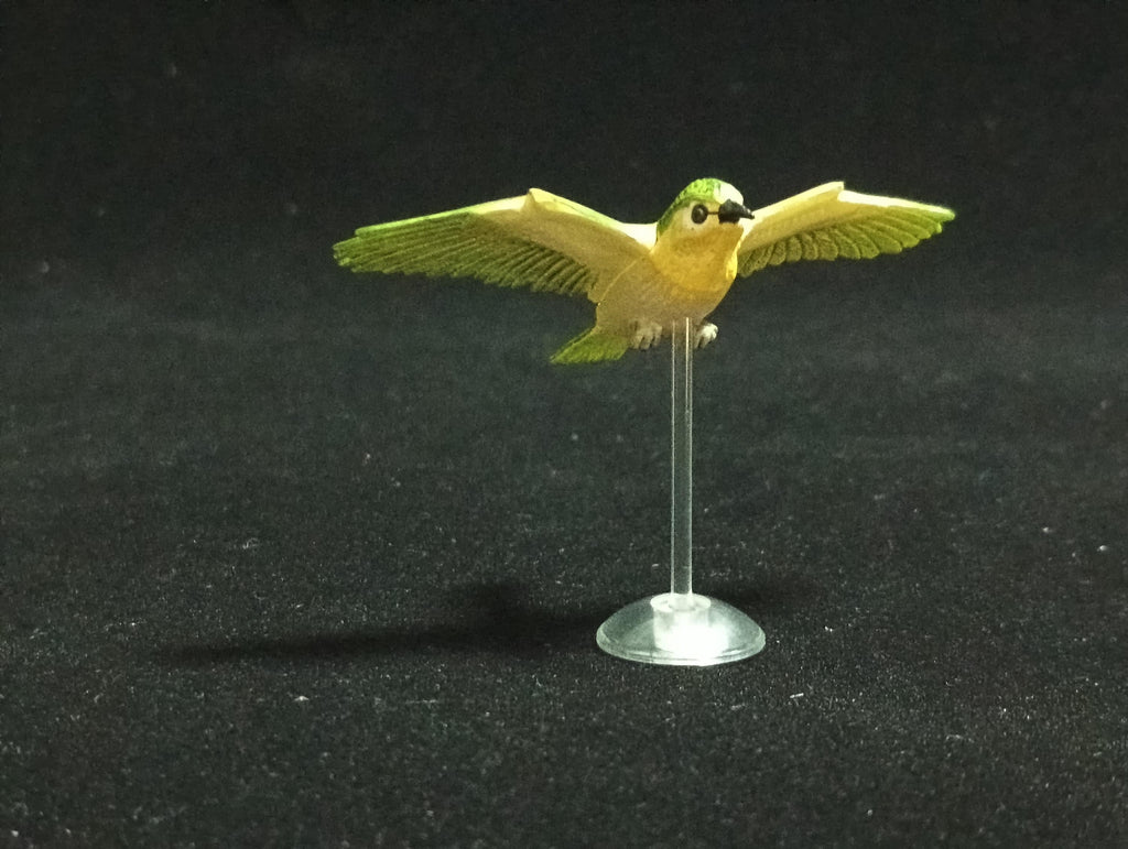 Miniature Japanese white-eyed bird Figurine - Kaiyodo