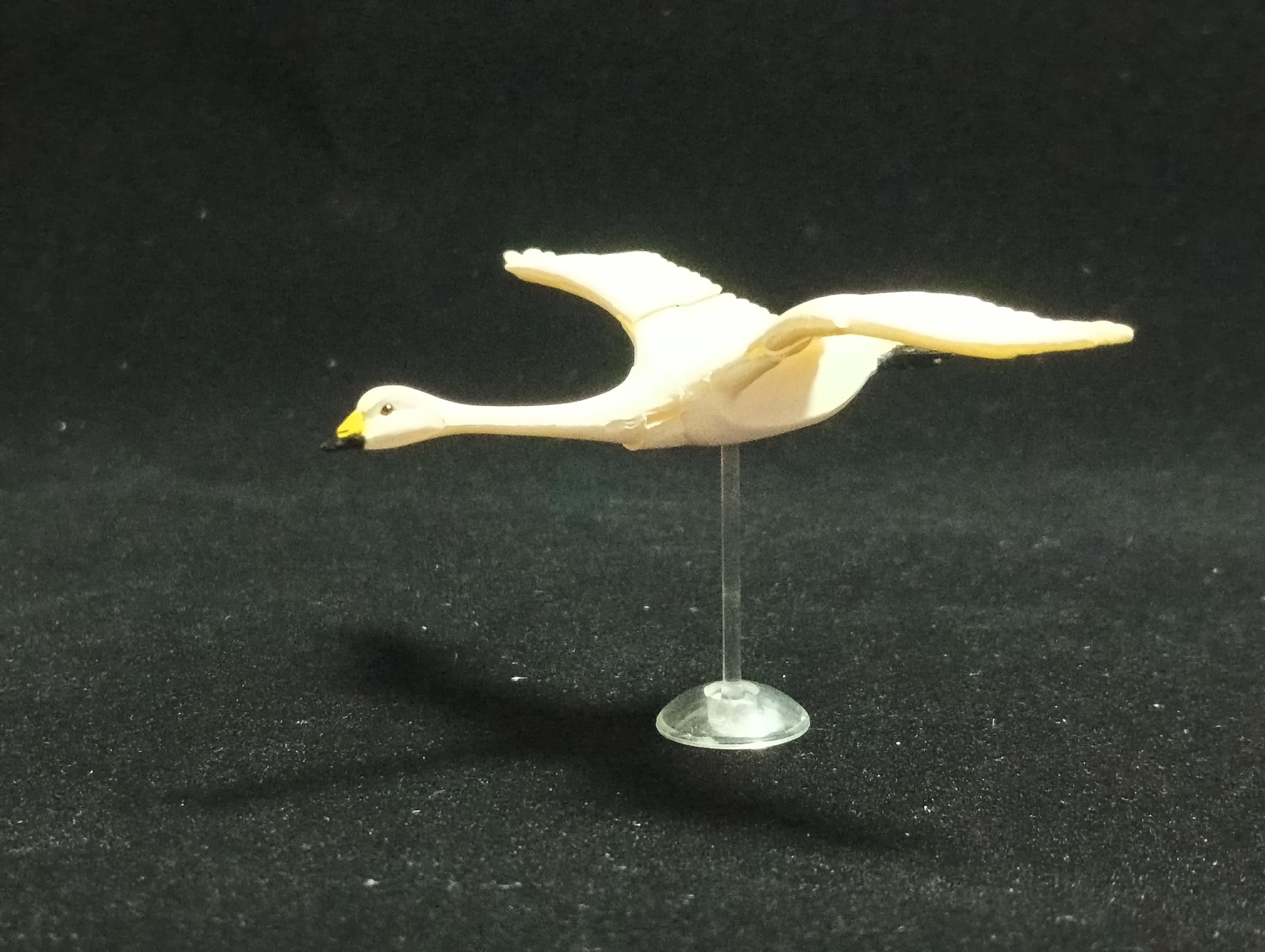 Miniature Whooper Swan Figurine - Kaiyodo
