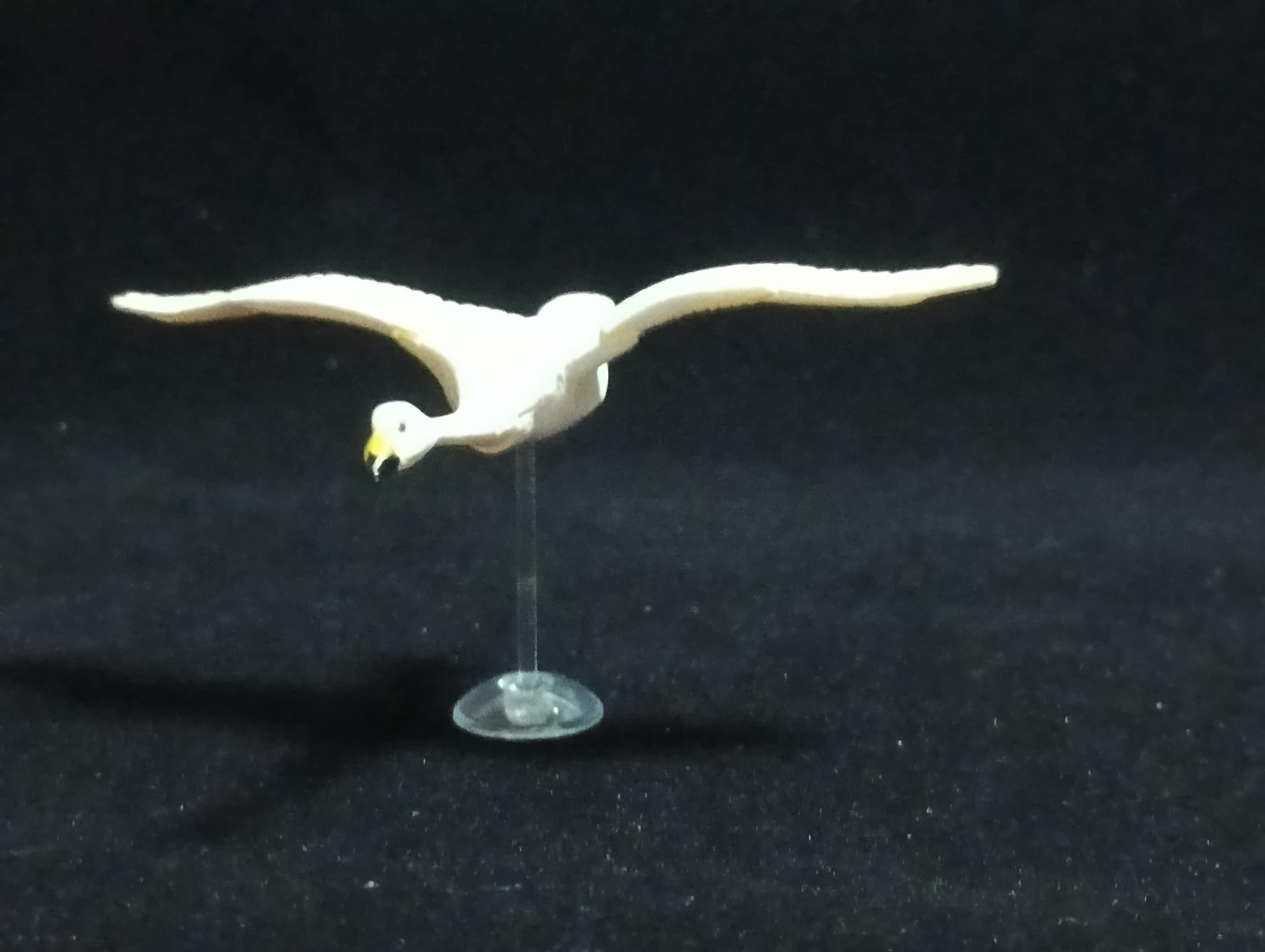 Miniature Whooper Swan Figurine - Kaiyodo