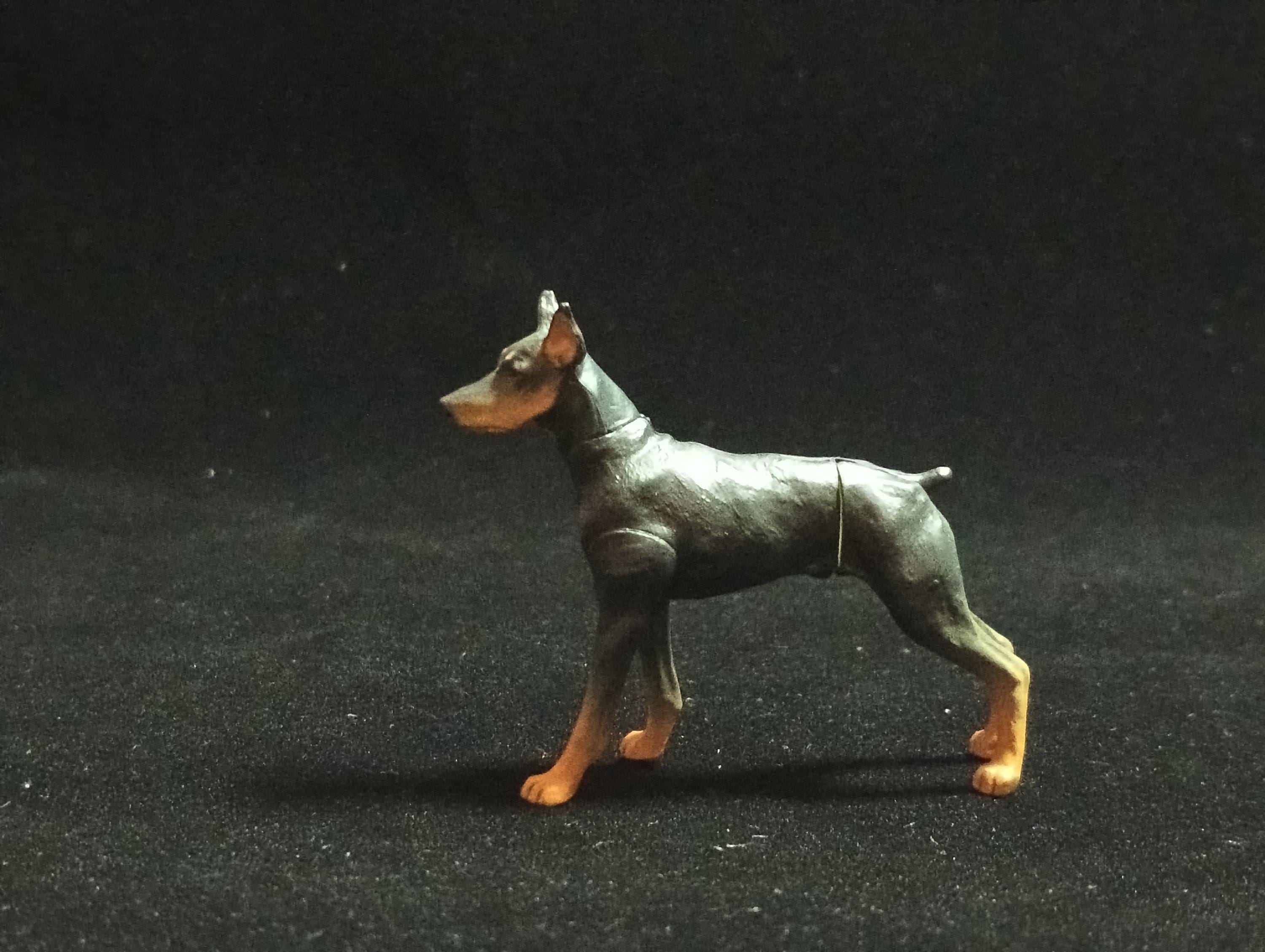 Miniature Doberman Pinscher Figurine - Furuta