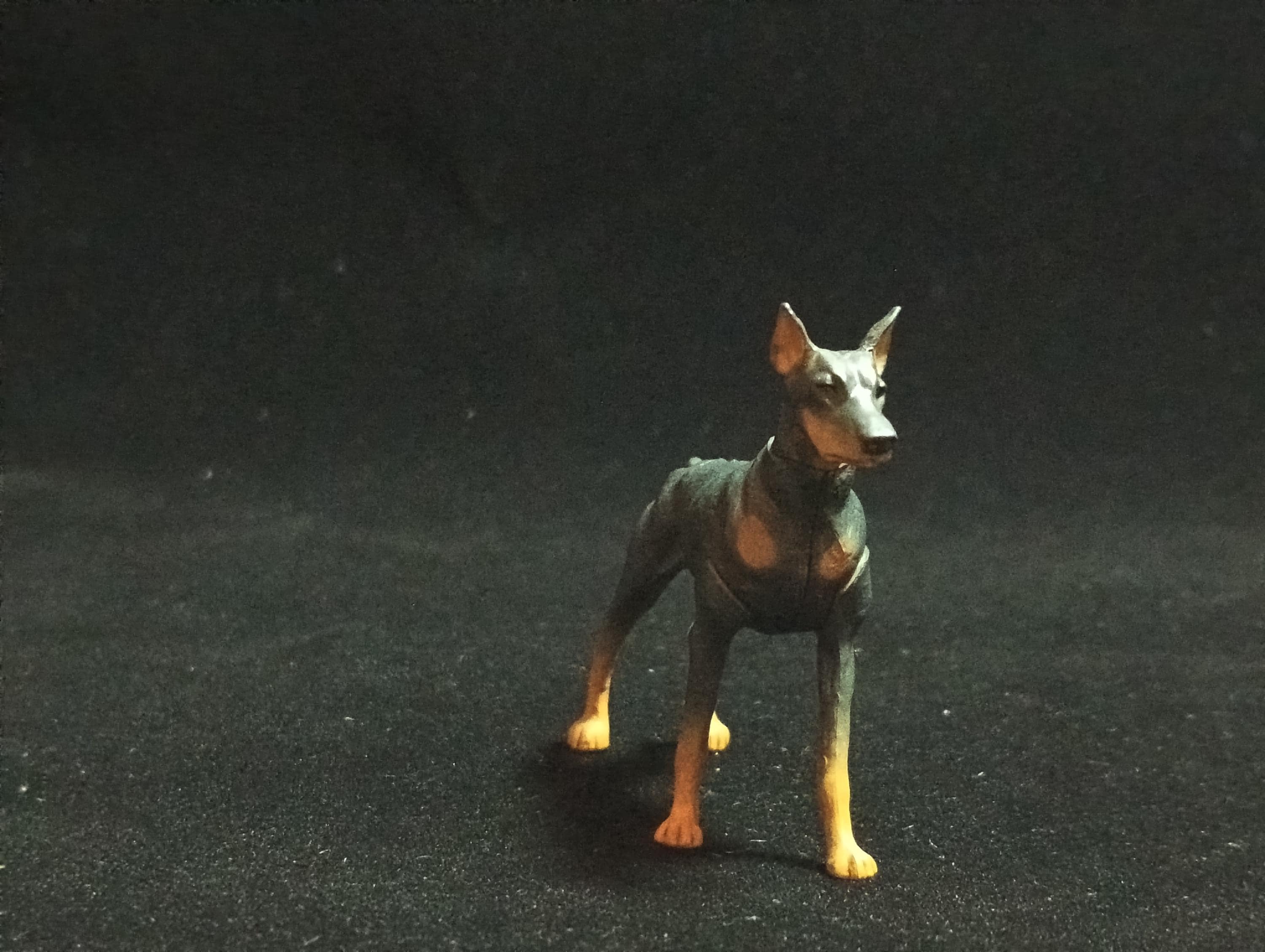 Miniature Doberman Pinscher Figurine - Furuta