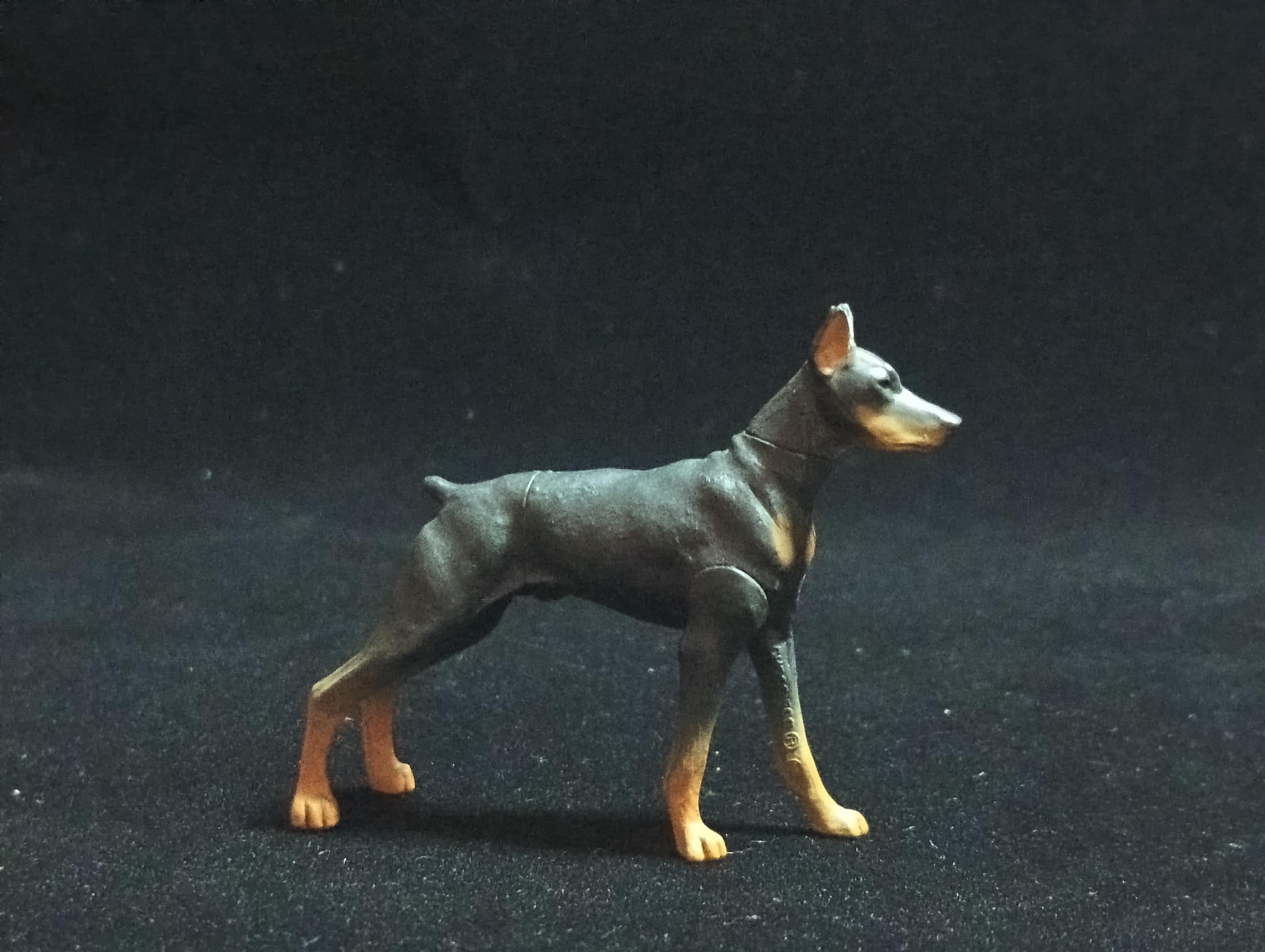 Miniature Doberman Pinscher Figurine - Furuta