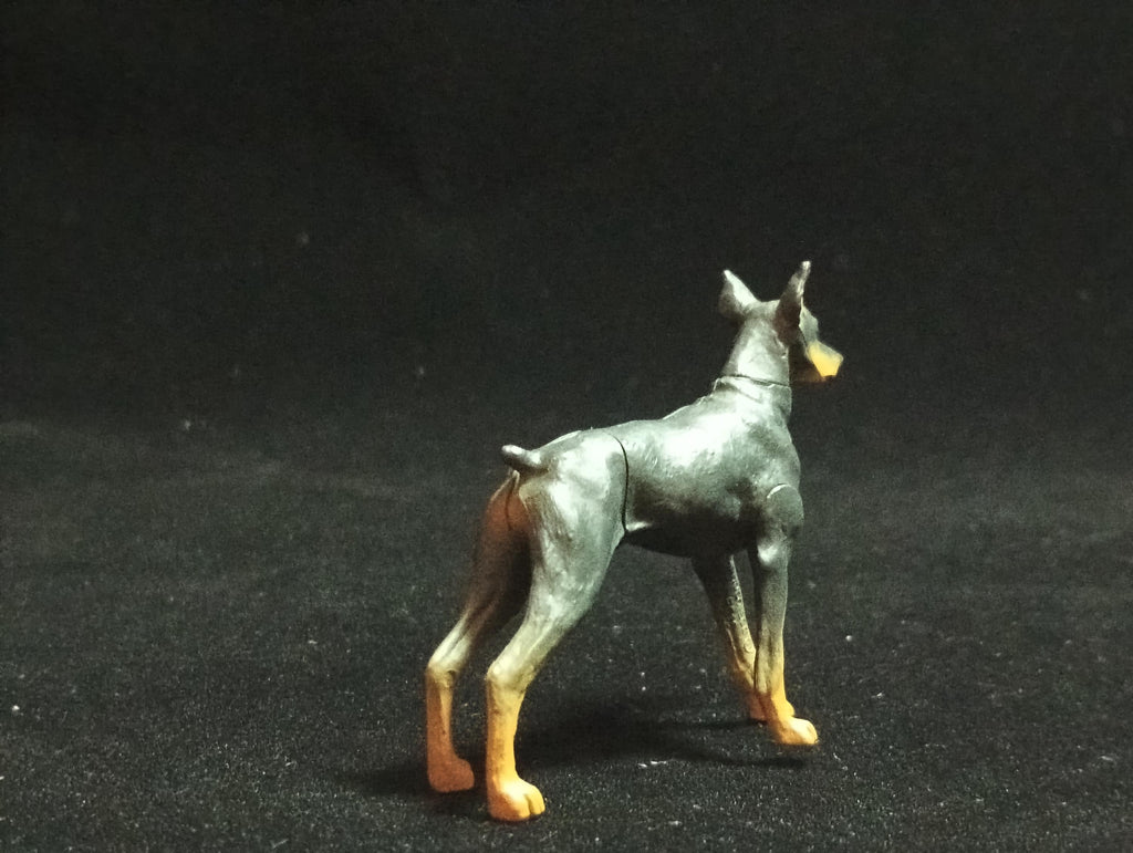 Miniature Doberman Pinscher Figurine - Furuta