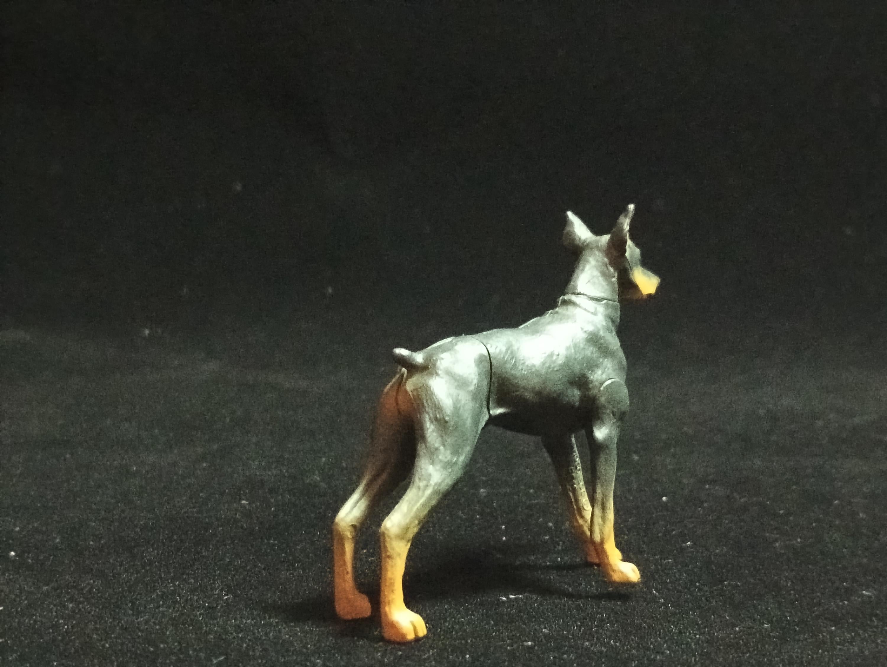 Miniature Doberman Pinscher Figurine - Furuta