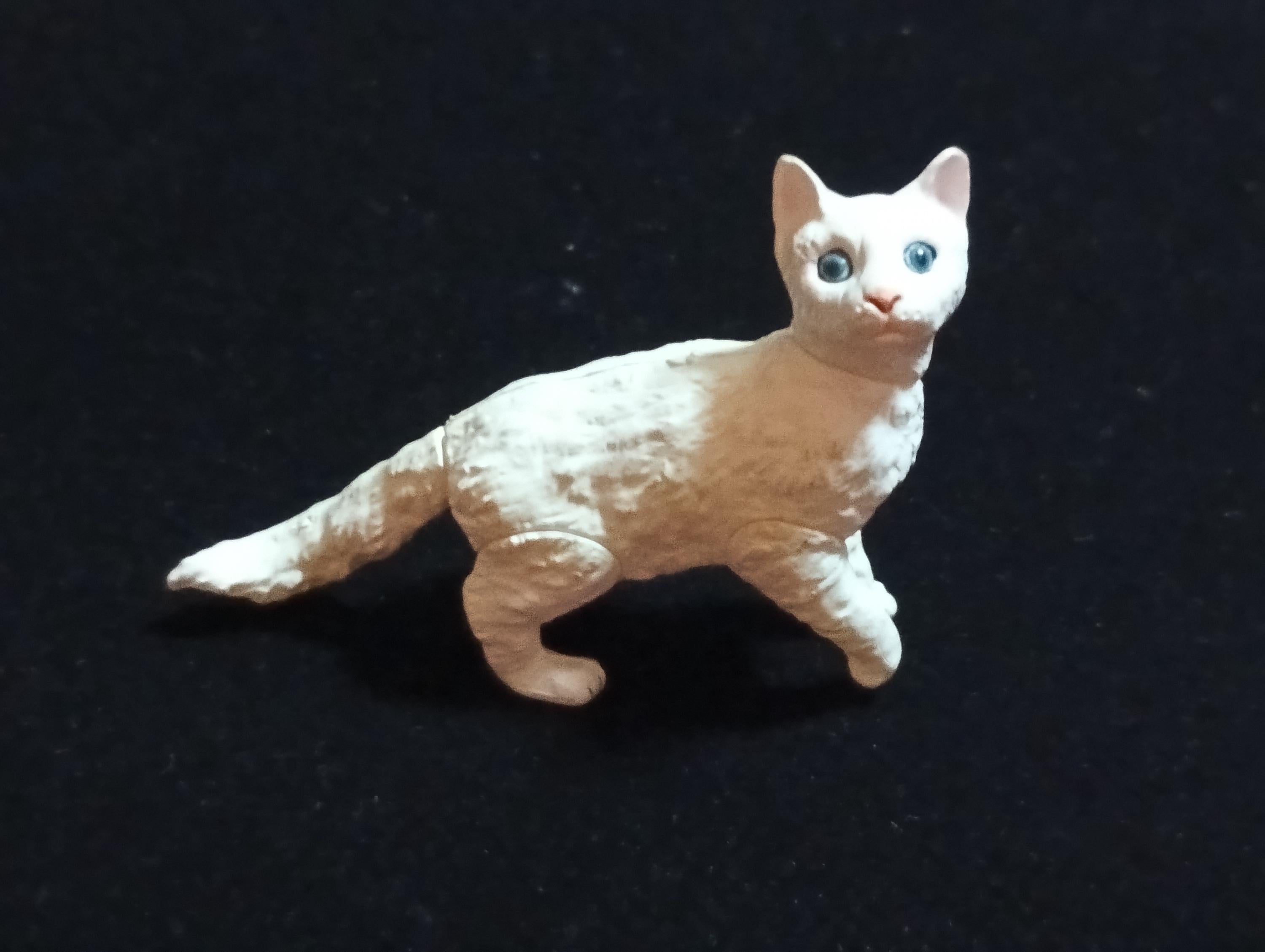 Miniature LaPerm (White) Figurine - Furuta