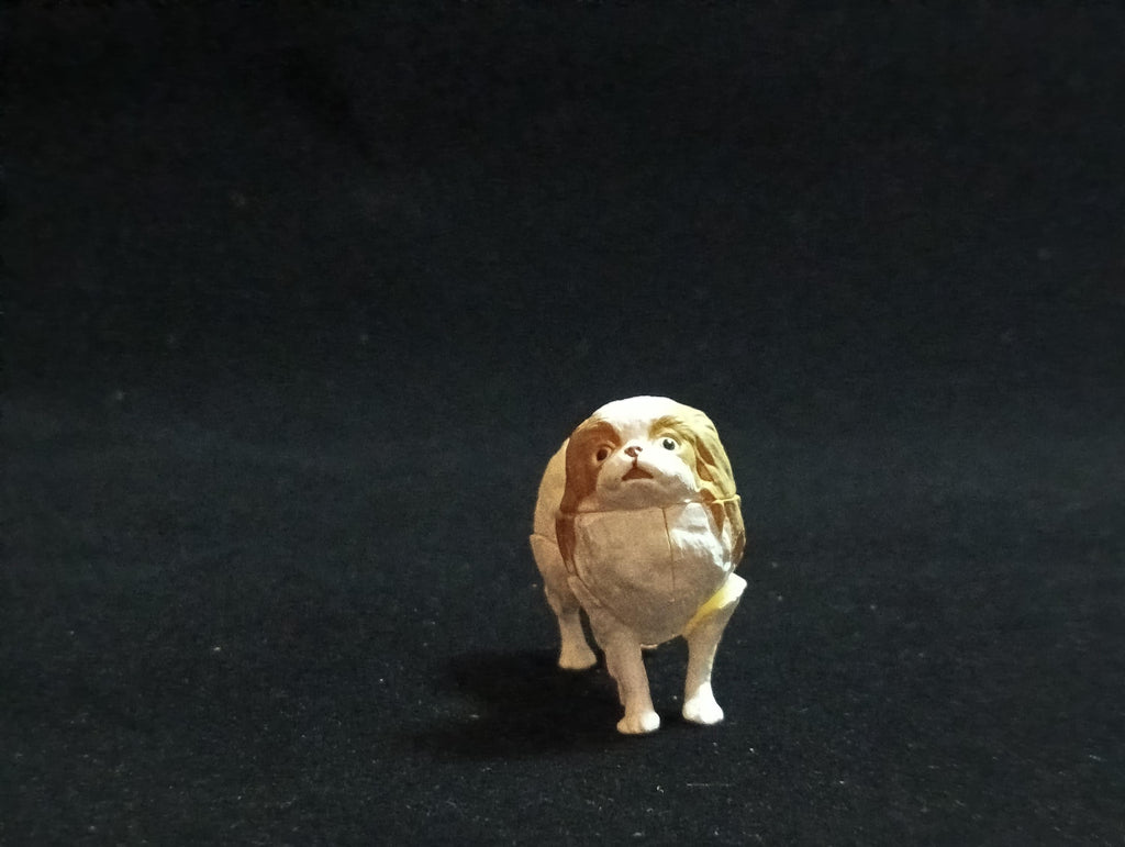 Miniature Japanese Chin(A) Figurine - Furuta