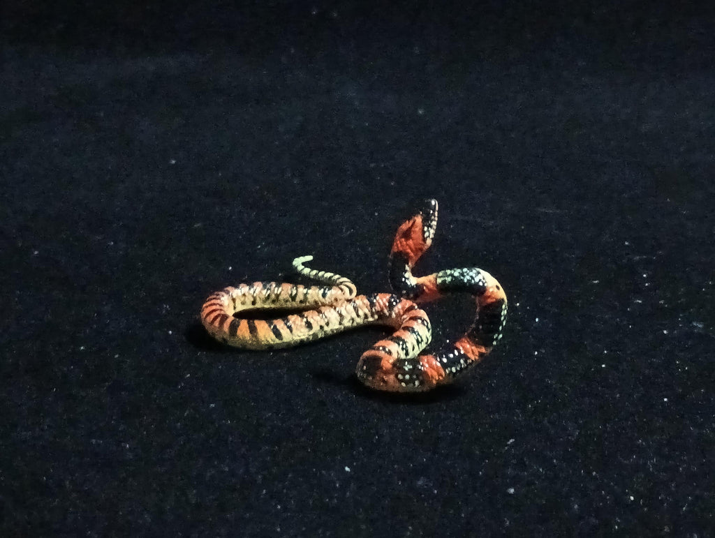 Kaiyodo ChocoQ Animatales Series 6 Loo-choo big-tooth snake (Dinodon semicarinatum)