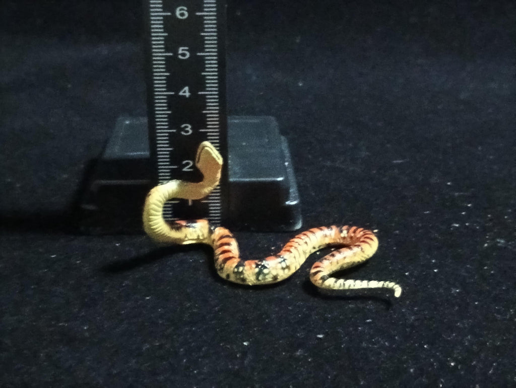 Kaiyodo ChocoQ Animatales Series 6 Loo-choo big-tooth snake (Dinodon semicarinatum)