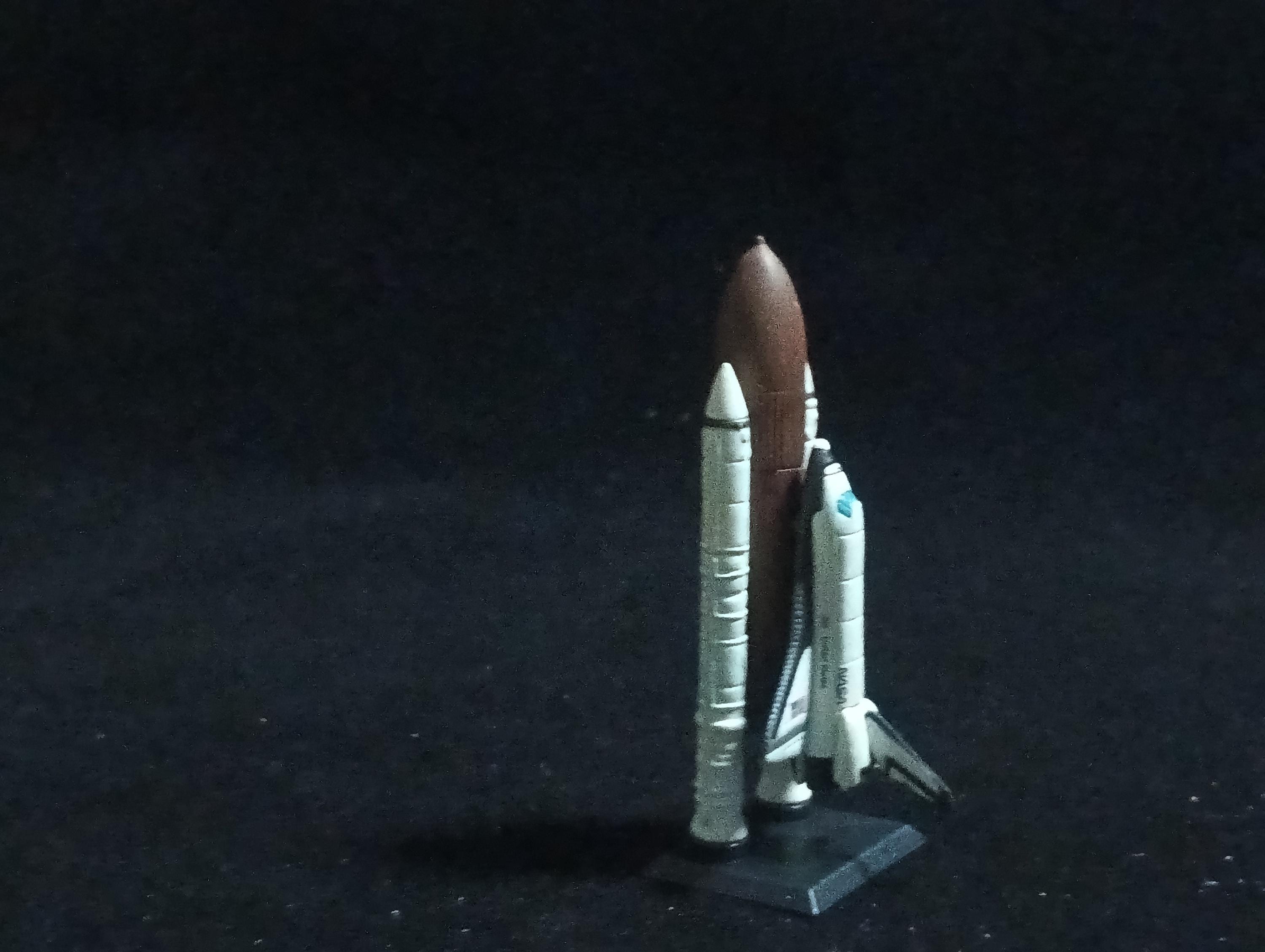 Miniature Space NASA Space Shuttle White Pre-Launch FURUTA #16