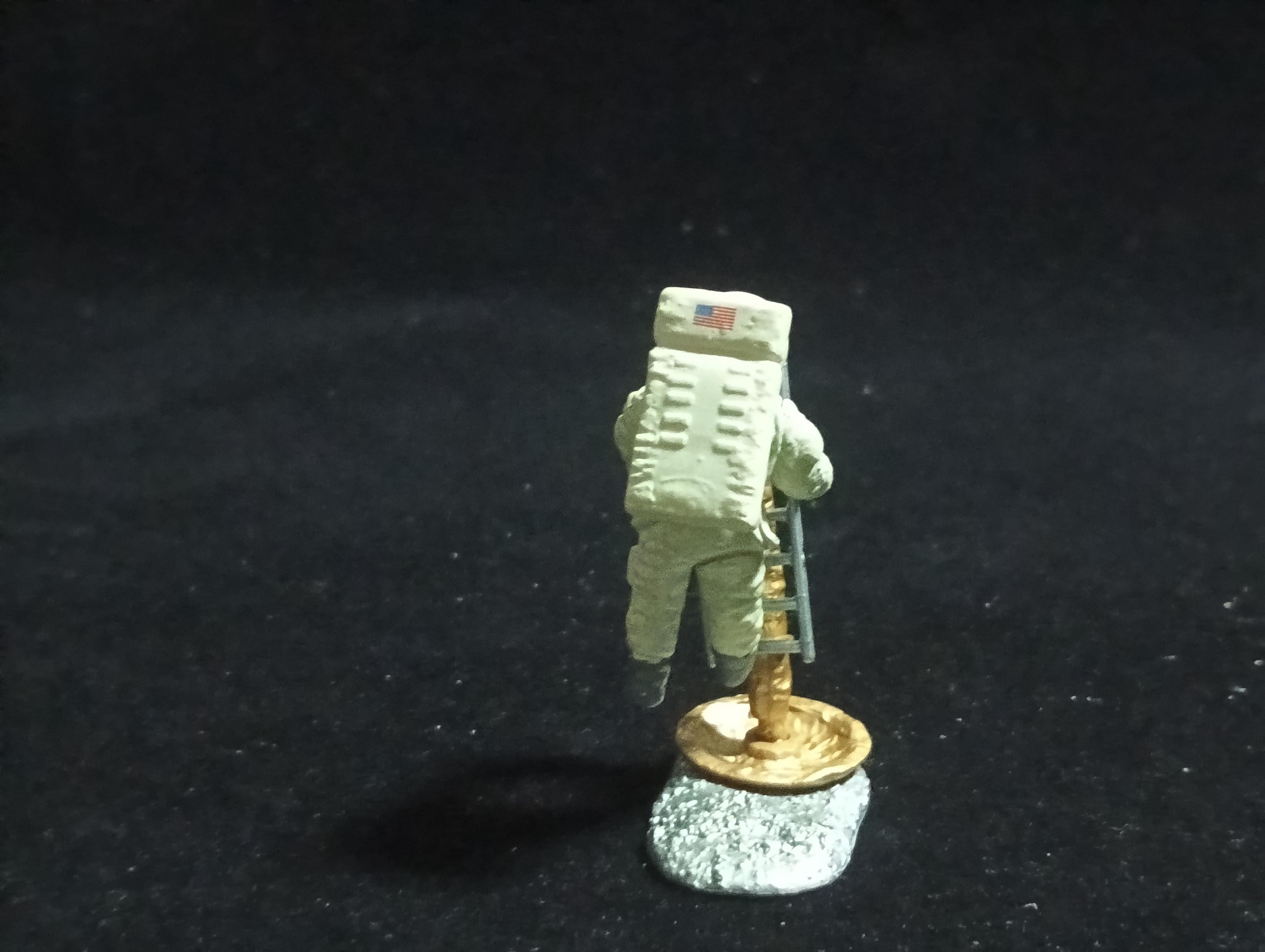 Miniature Space NASA Astronaut on Ladder FURUTA #05
