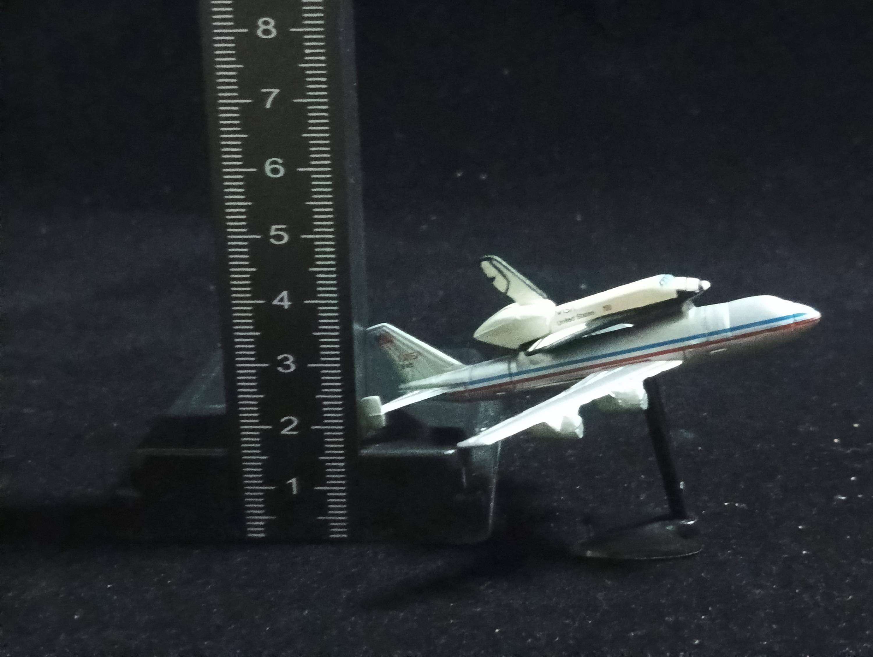 Miniature Space NASA Shuttle Carrier Aircraft B-747 FURUTA #14