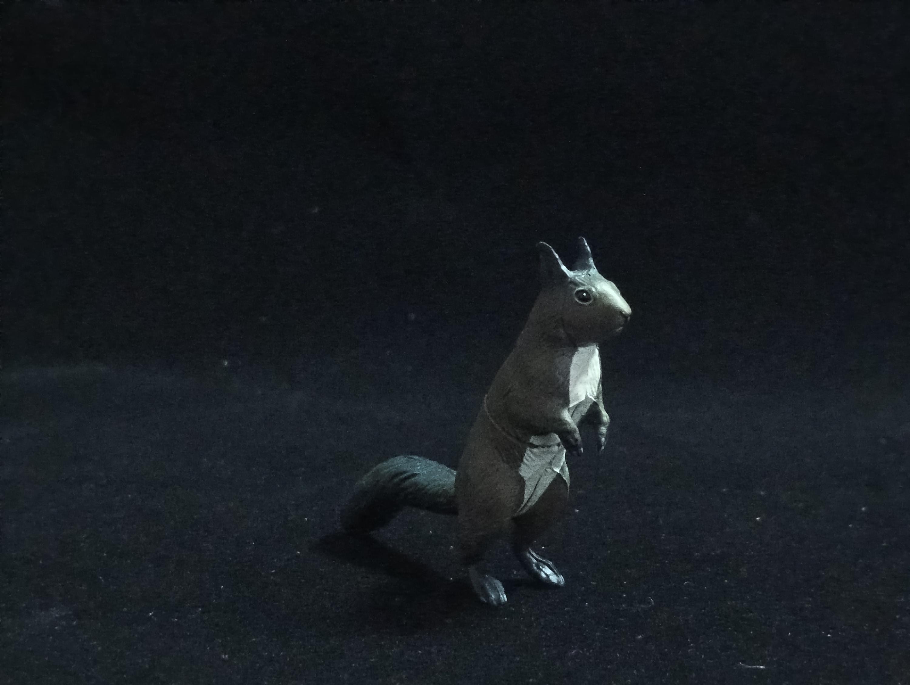 Miniature Eurasian Red Squirrel Figurine - Furuta