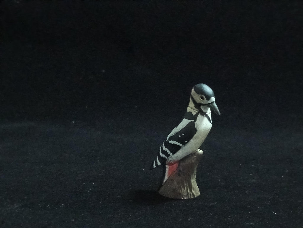 Miniature Dendrocopos Major Figurine - Furuta