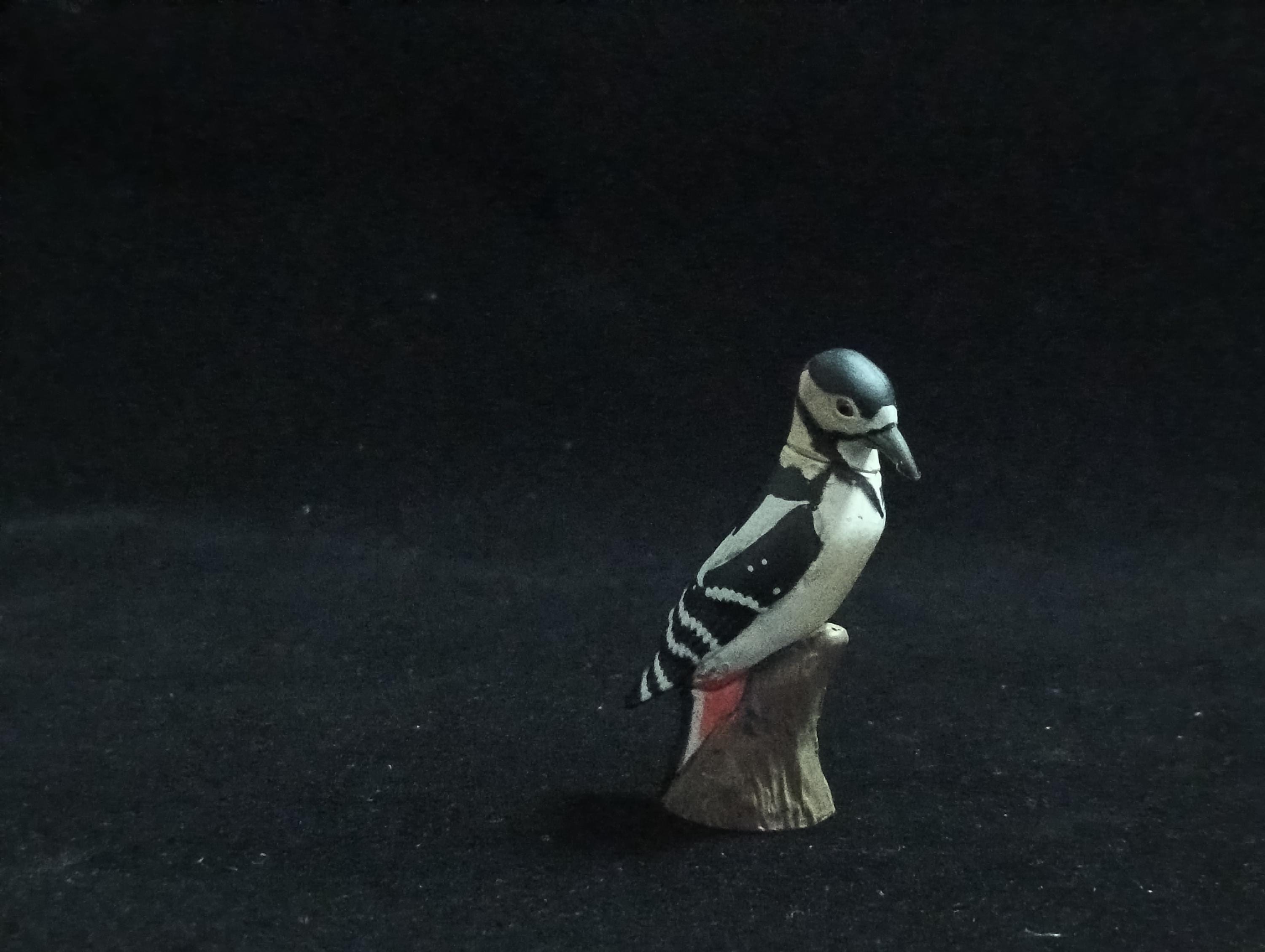 Miniature Dendrocopos Major Figurine - Furuta