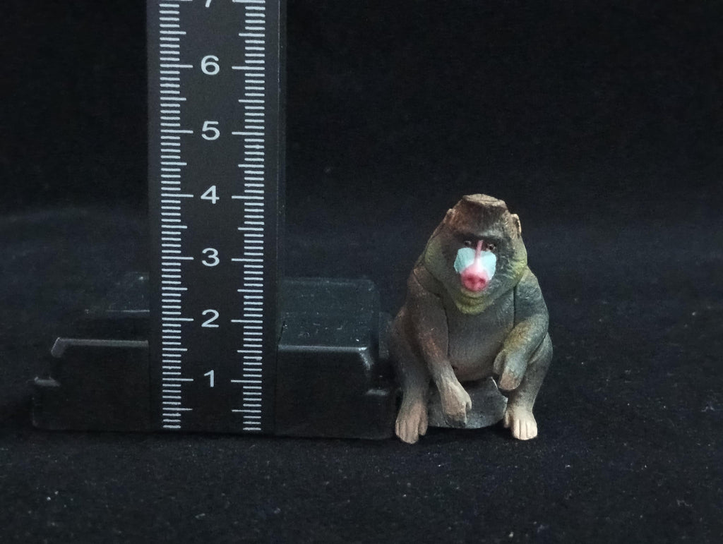 Miniature Mandril Monkey Figurine - Furuta
