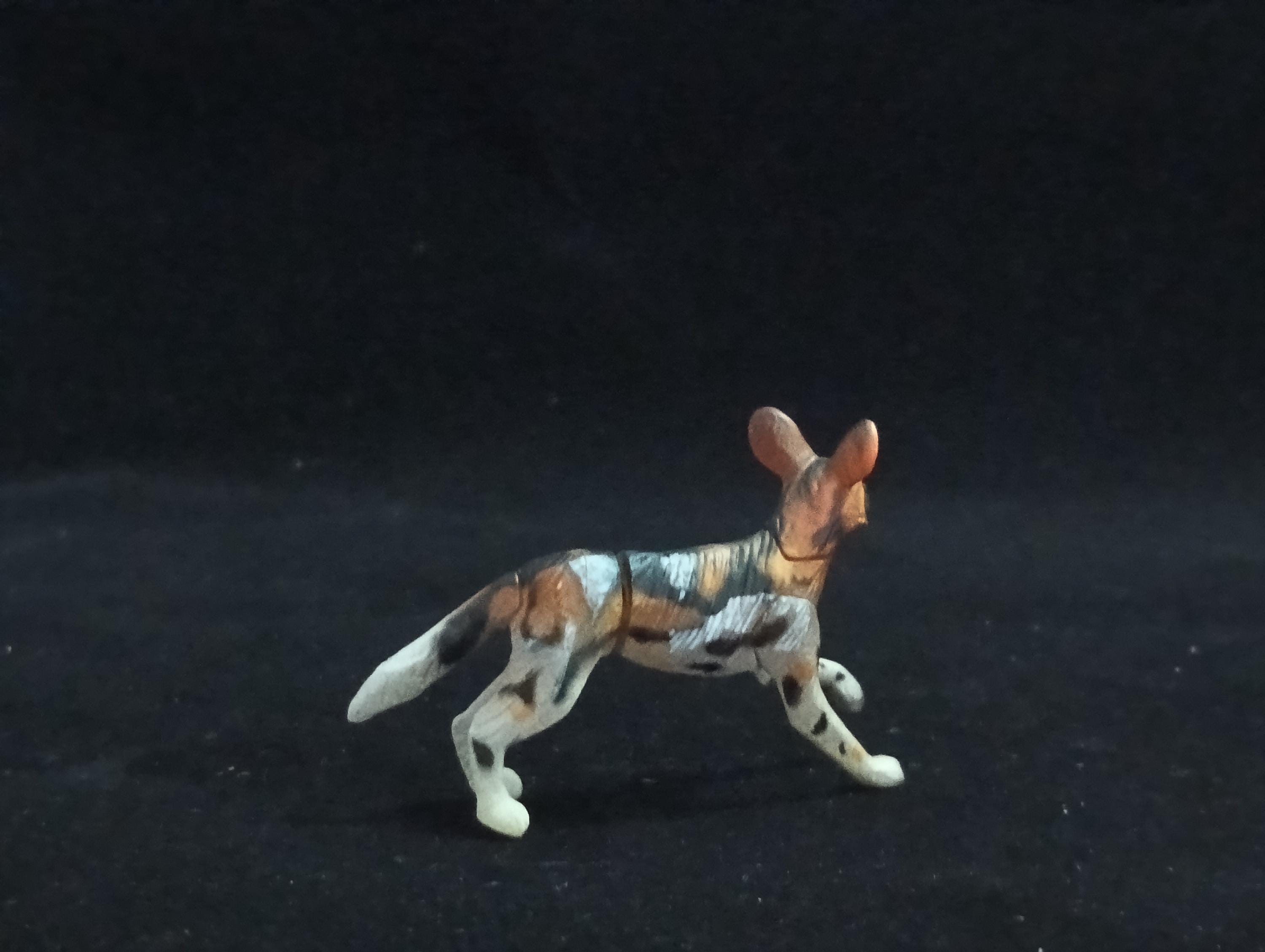 Miniature African wild dog Figurine - Furuta