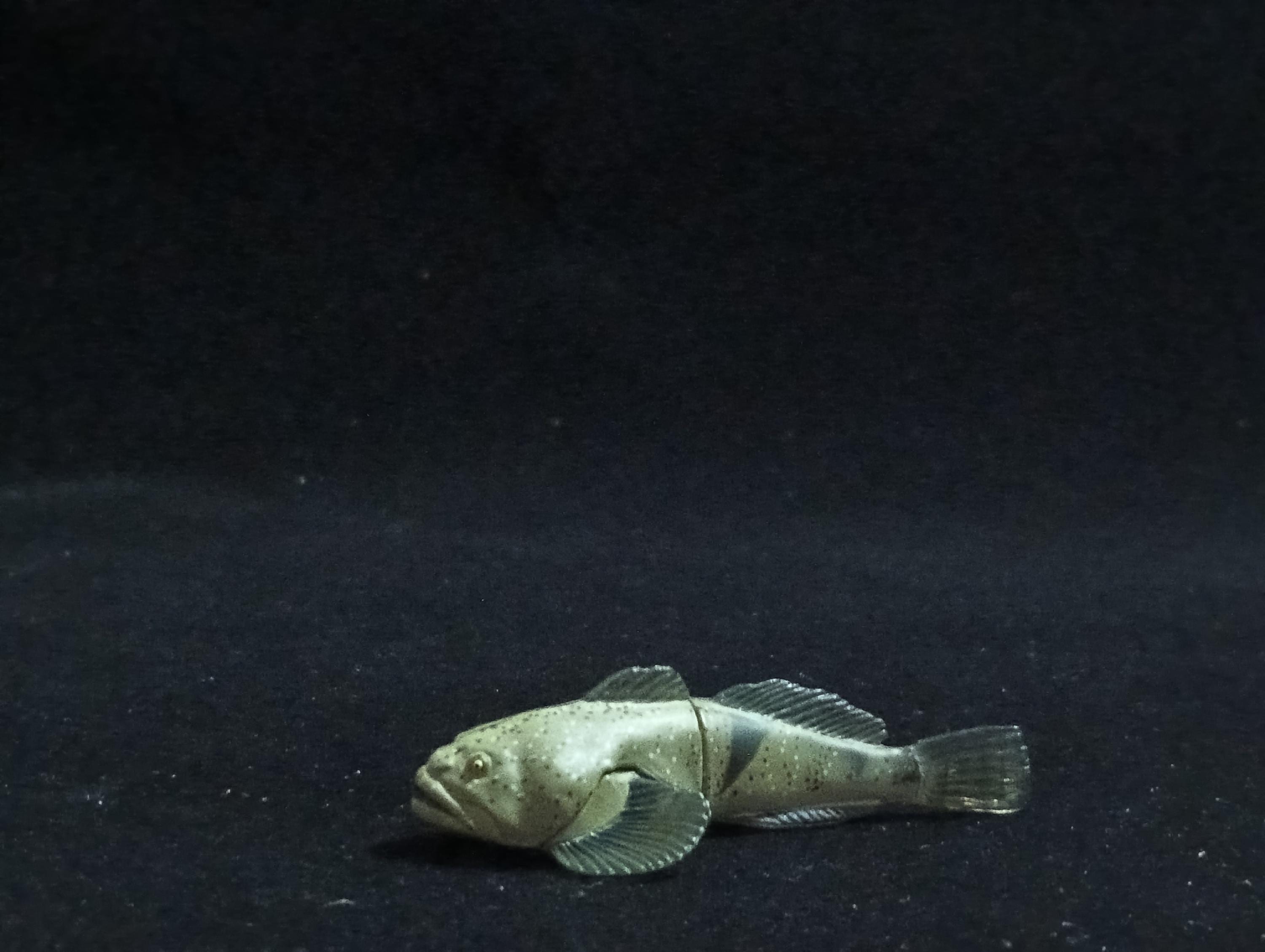 Miniature FOURSPINE SCULPIN fish Figurine - Furuta