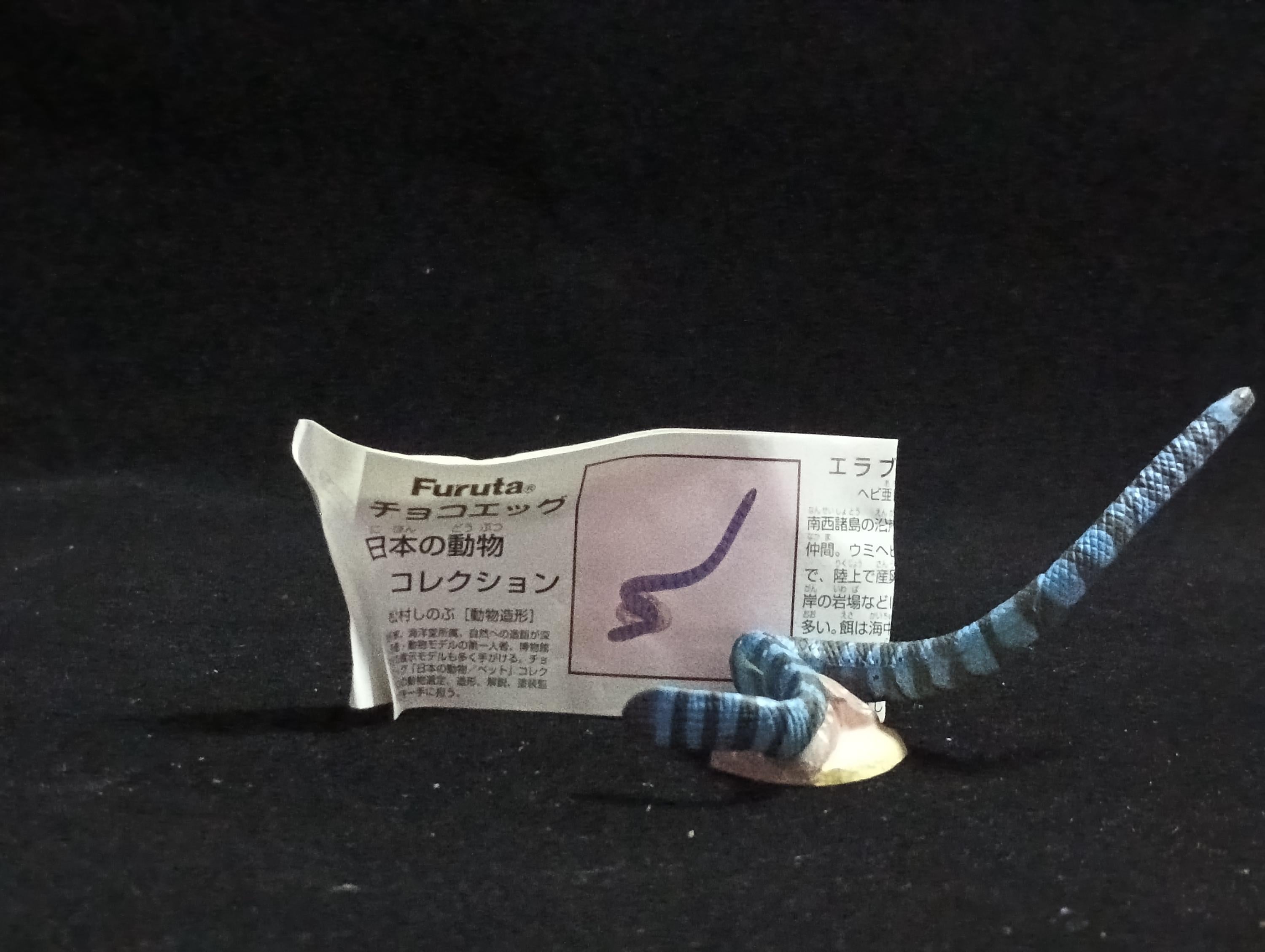 Miniature Erabu sea snake Figurine - Furuta