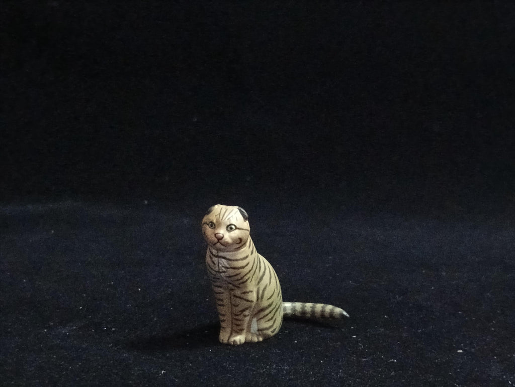 Miniature Scottish Fold (different color version) Figurine - Furuta