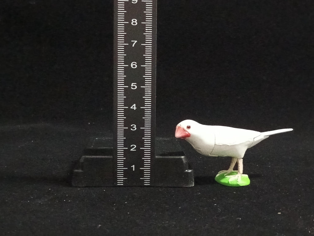 Miniature java sparrow white Figurine - Furuta