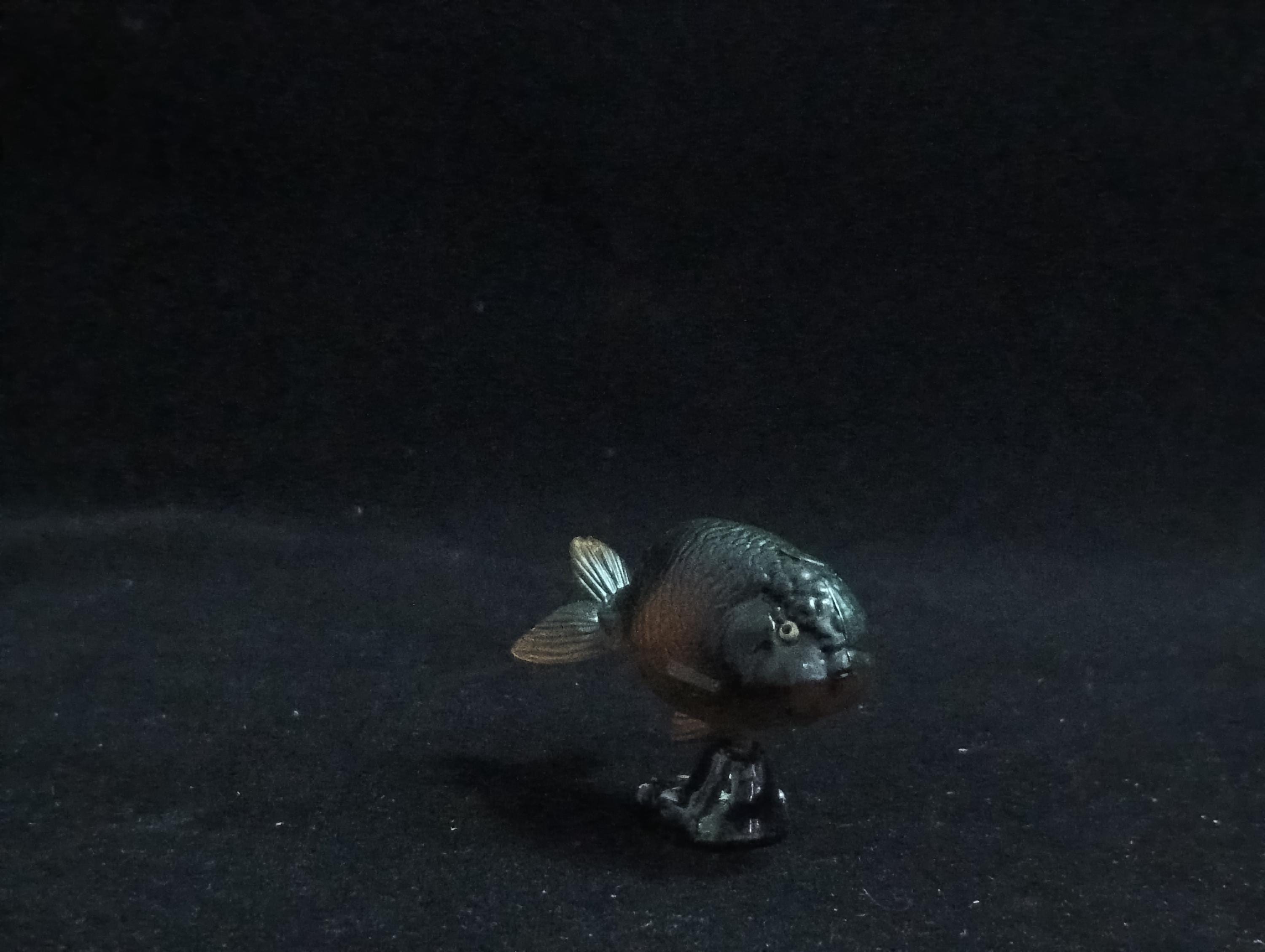 Miniature ranchu goldfish Figurine - Furuta