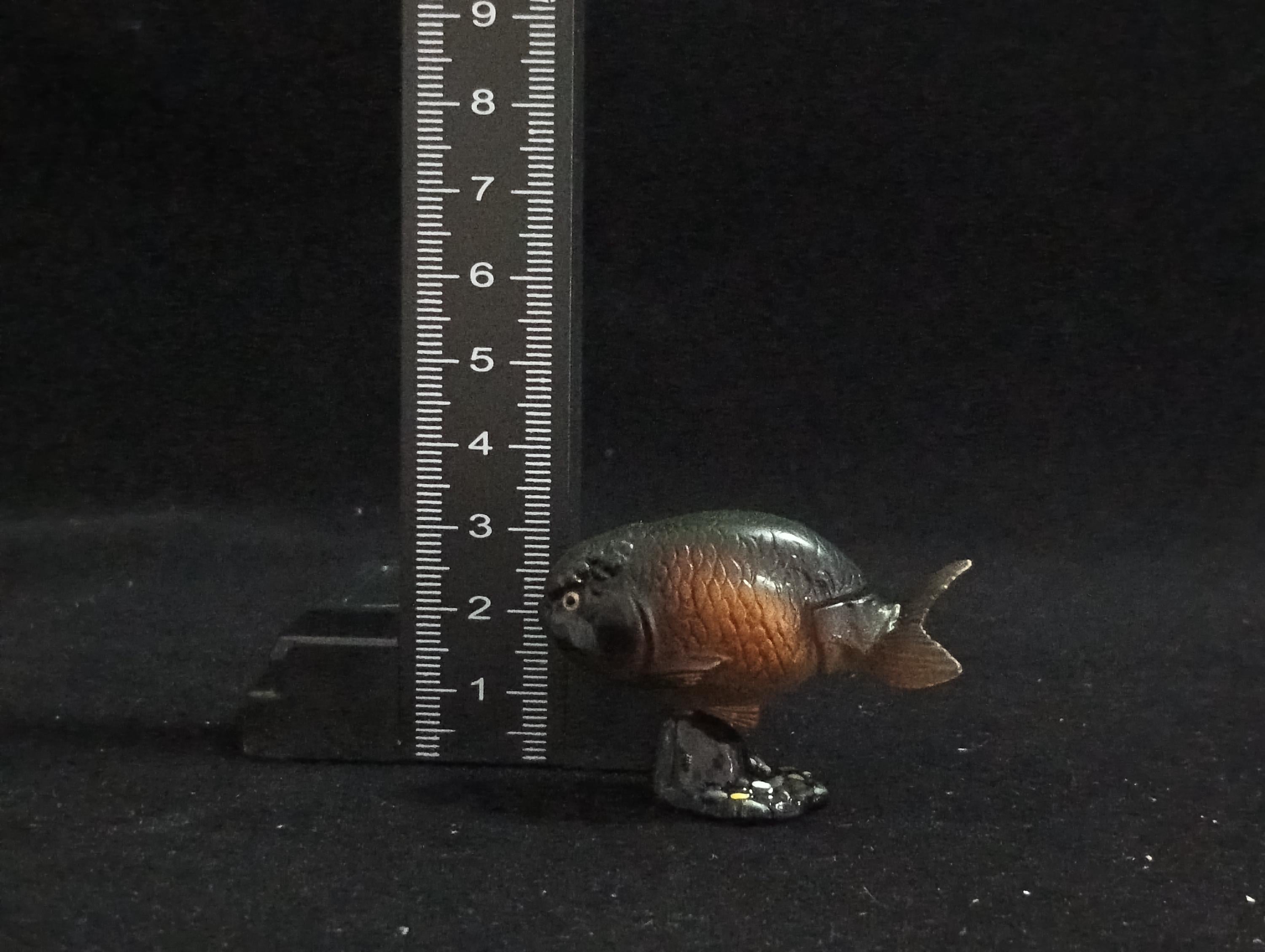 Miniature ranchu goldfish Figurine - Furuta