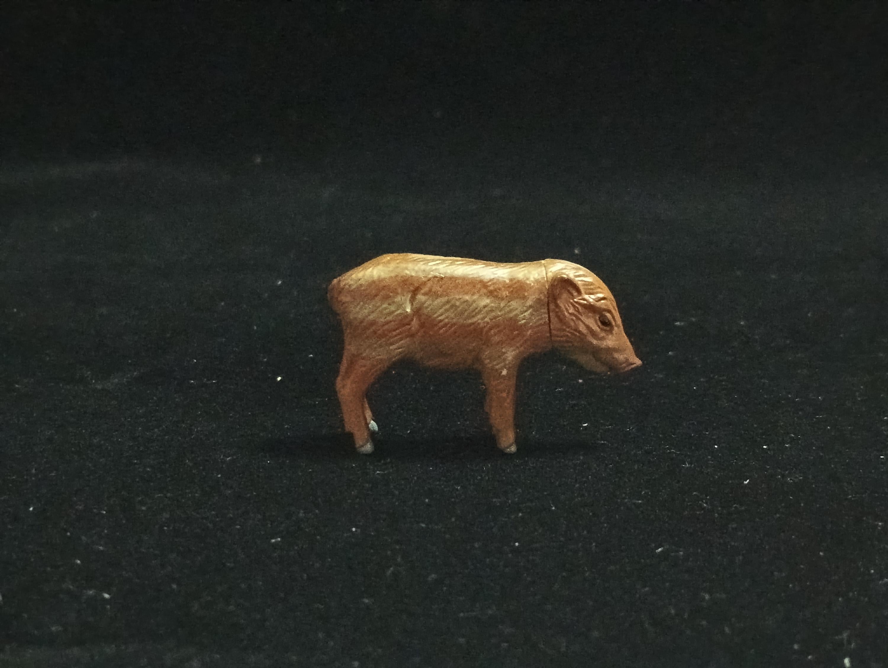 Miniature Wild Boar Baby Figurine - Furuta