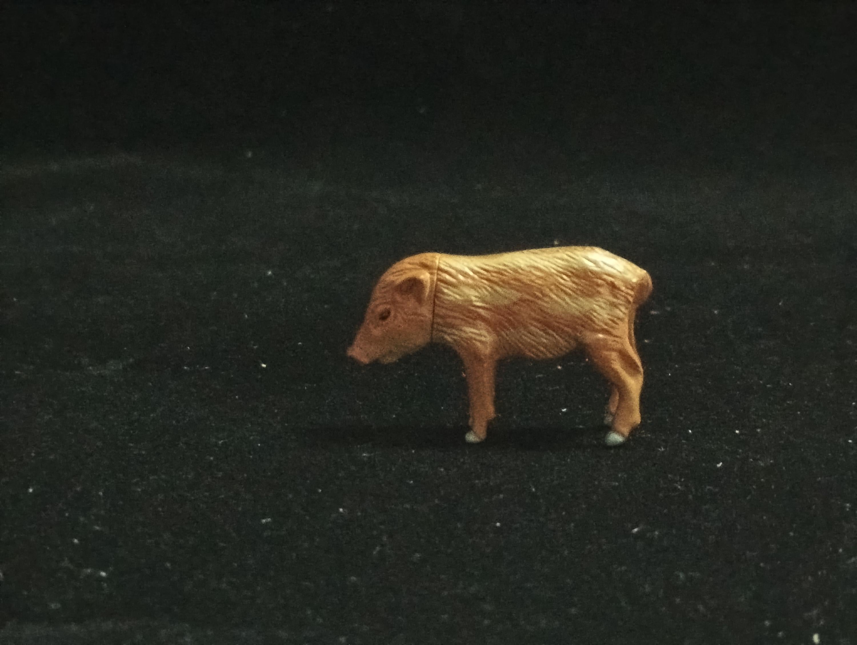 Miniature Wild Boar Baby Figurine - Furuta