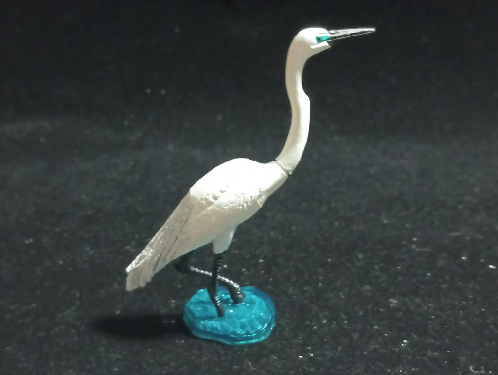 Kaiyodo Animatales Choco Q Series 11 Great Egret (summer plumage)