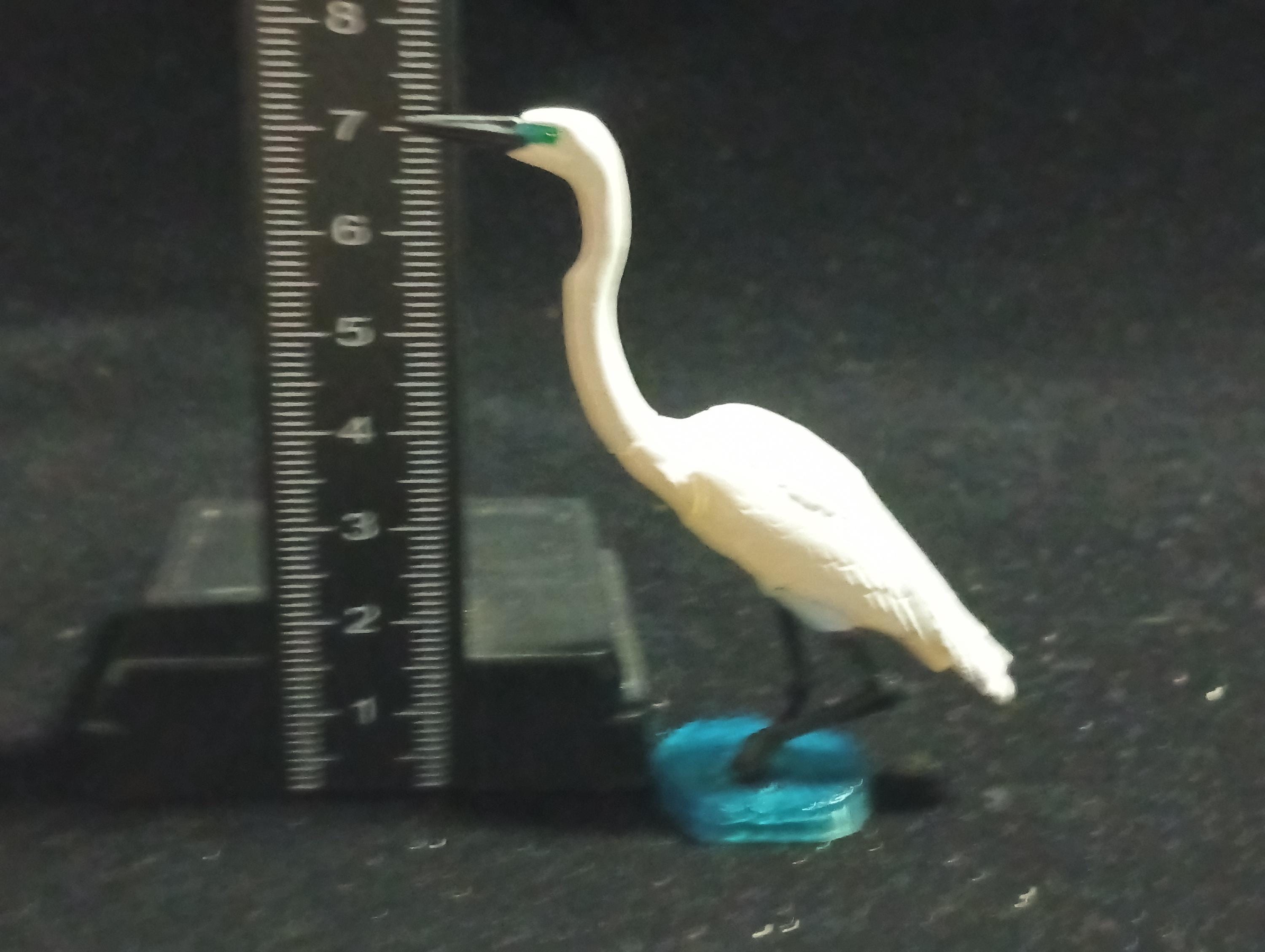 Kaiyodo Animatales Choco Q Series 11 Great Egret (summer plumage)
