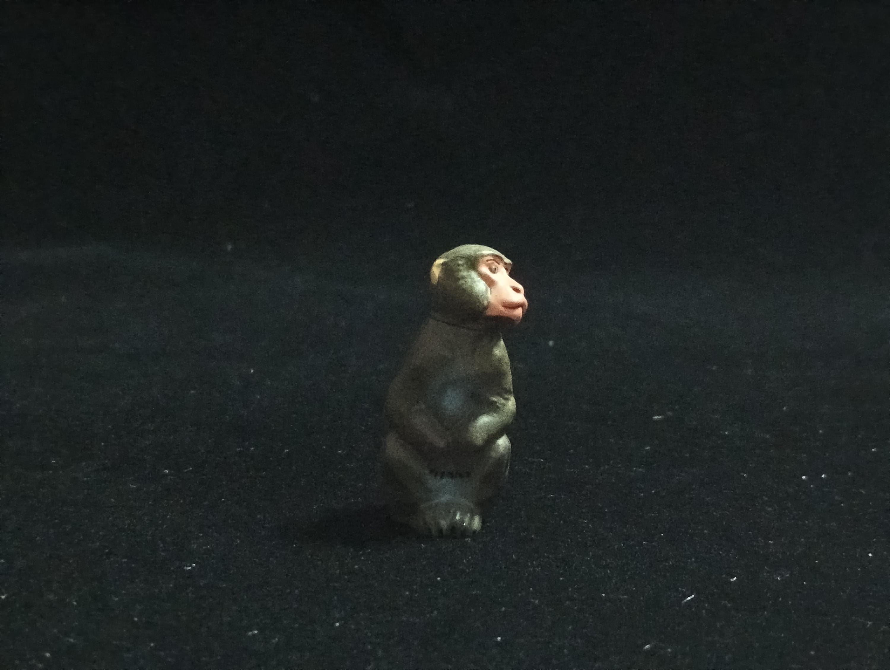 Miniature Japanese Macaques Figurine - Furuta