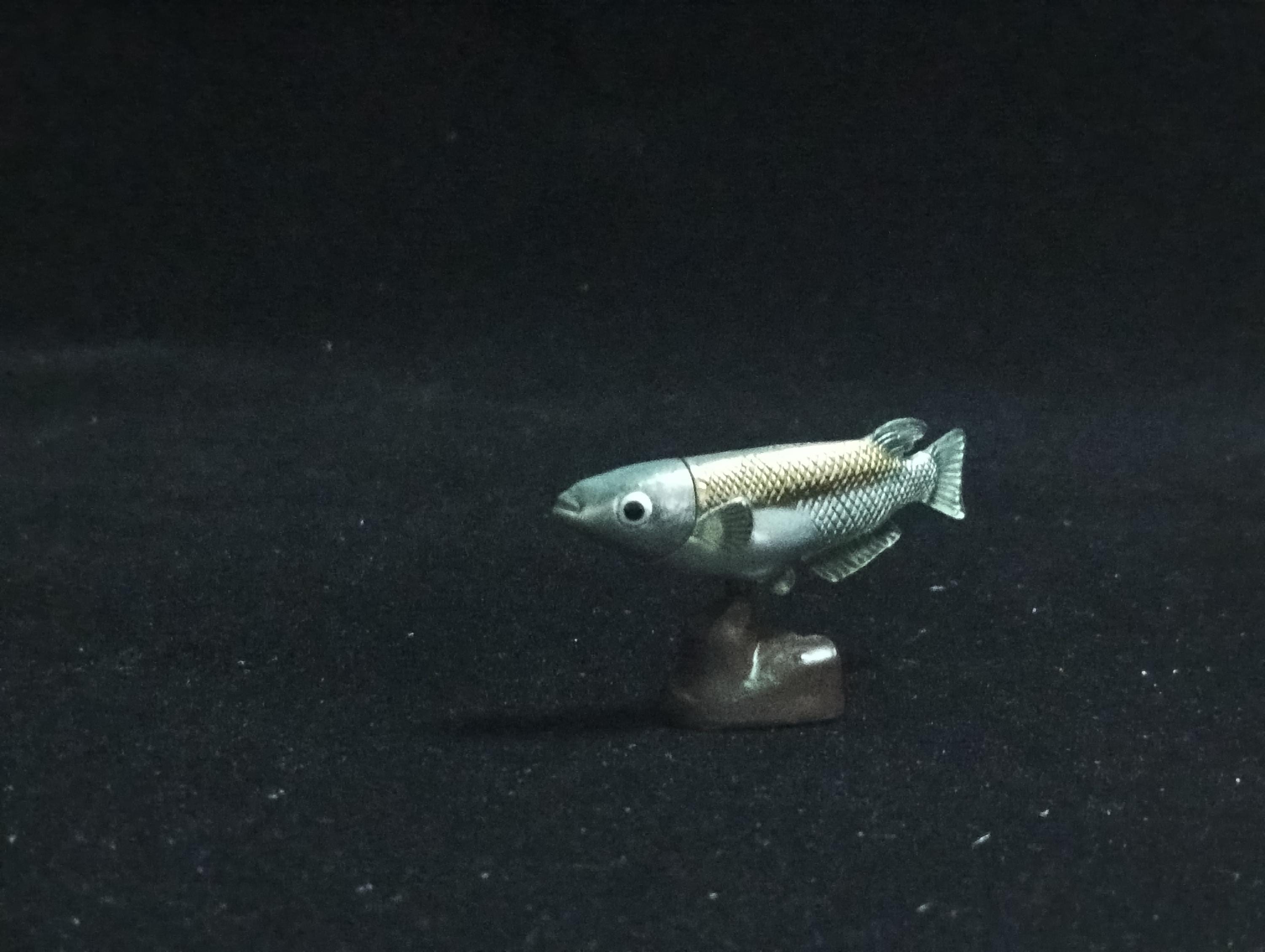Miniature Western Honshu killifish (medaka) Figurine - Furuta