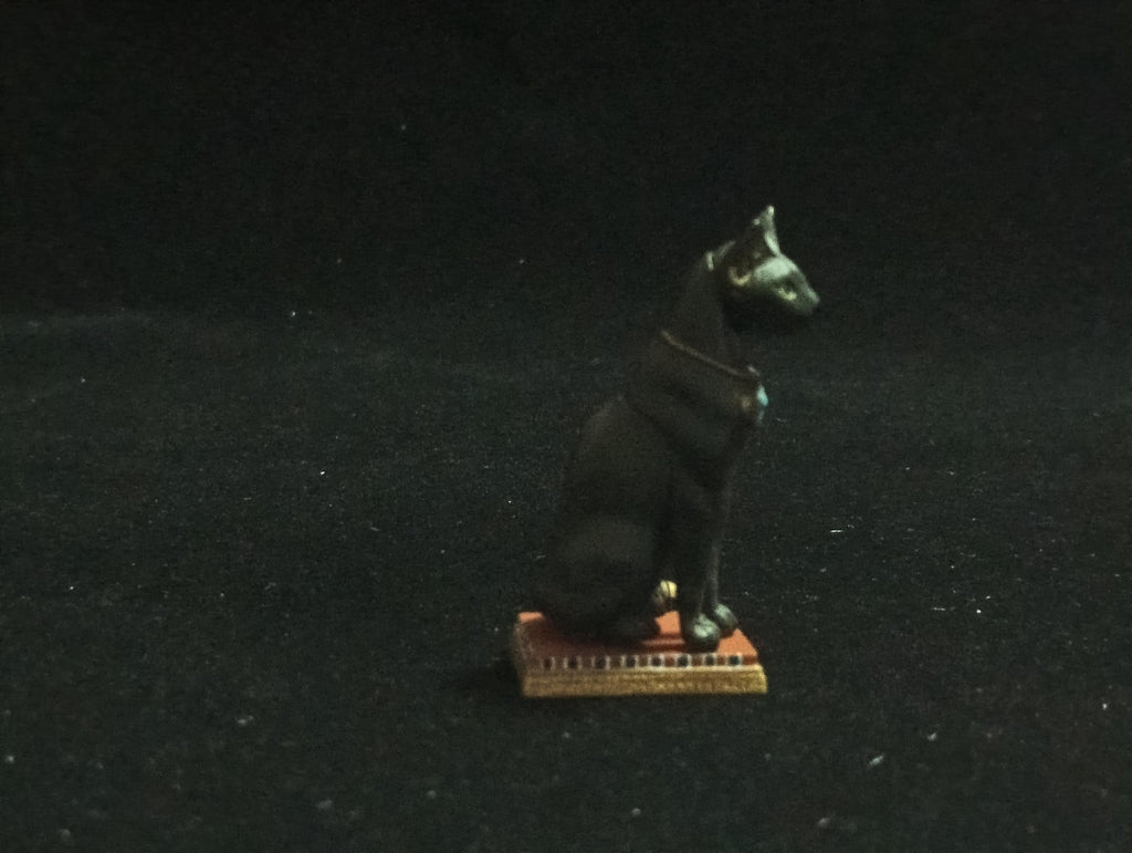 Miniature Egyptian Cat SP Black Figurine - Furuta