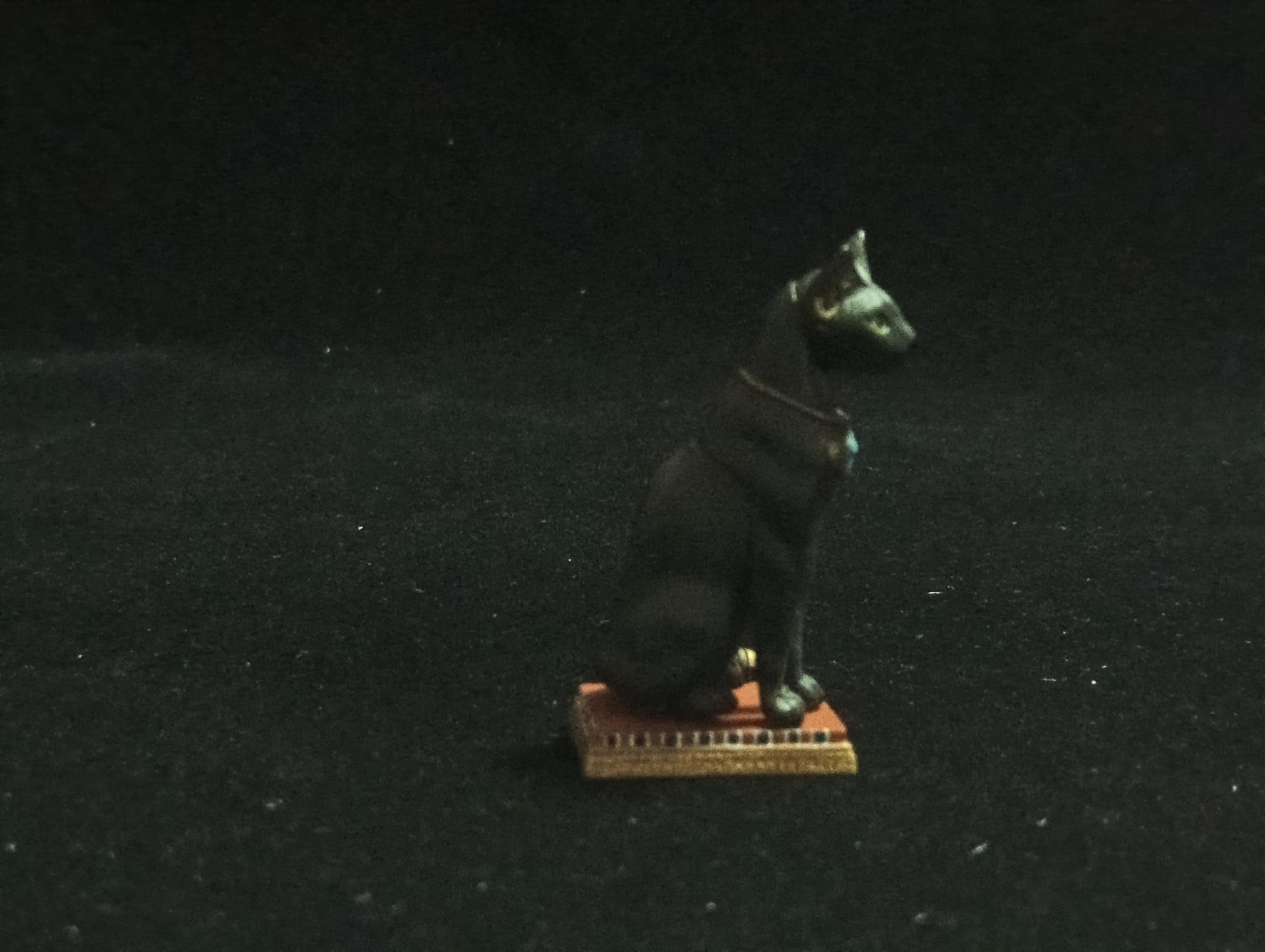 Miniature Egyptian Cat SP Black Figurine - Furuta