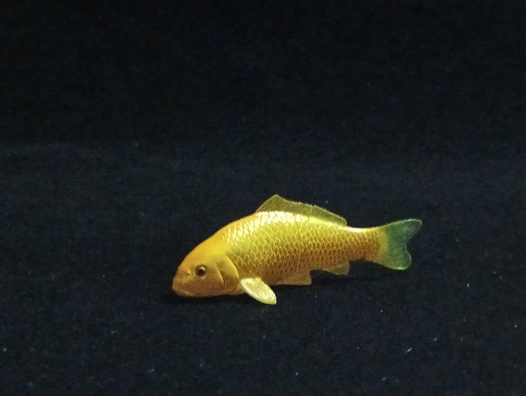 Miniature Nishikigoi (Yellow) Figurine - Furuta