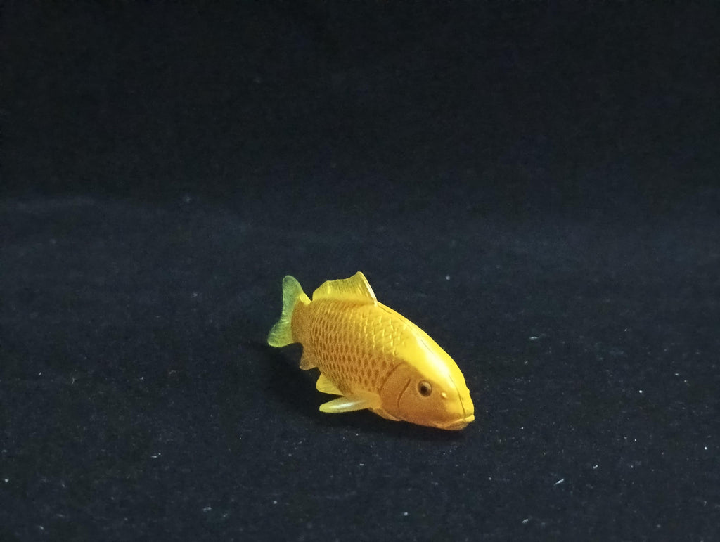 Miniature Nishikigoi (Yellow) Figurine - Furuta