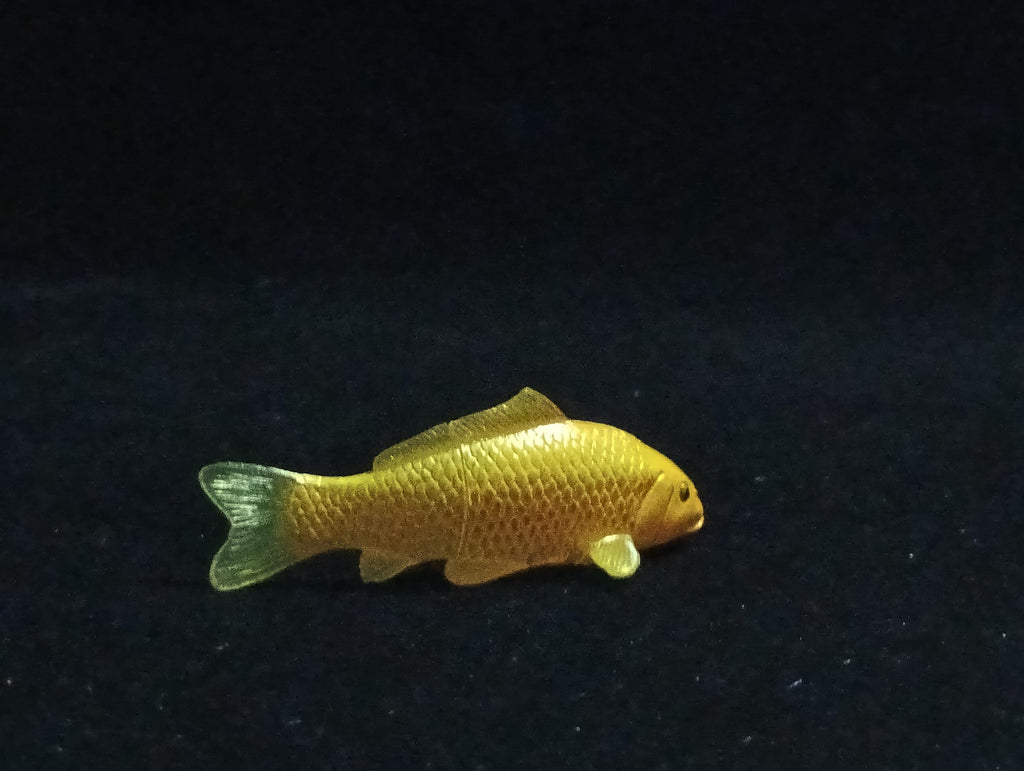 Miniature Nishikigoi (Yellow) Figurine - Furuta