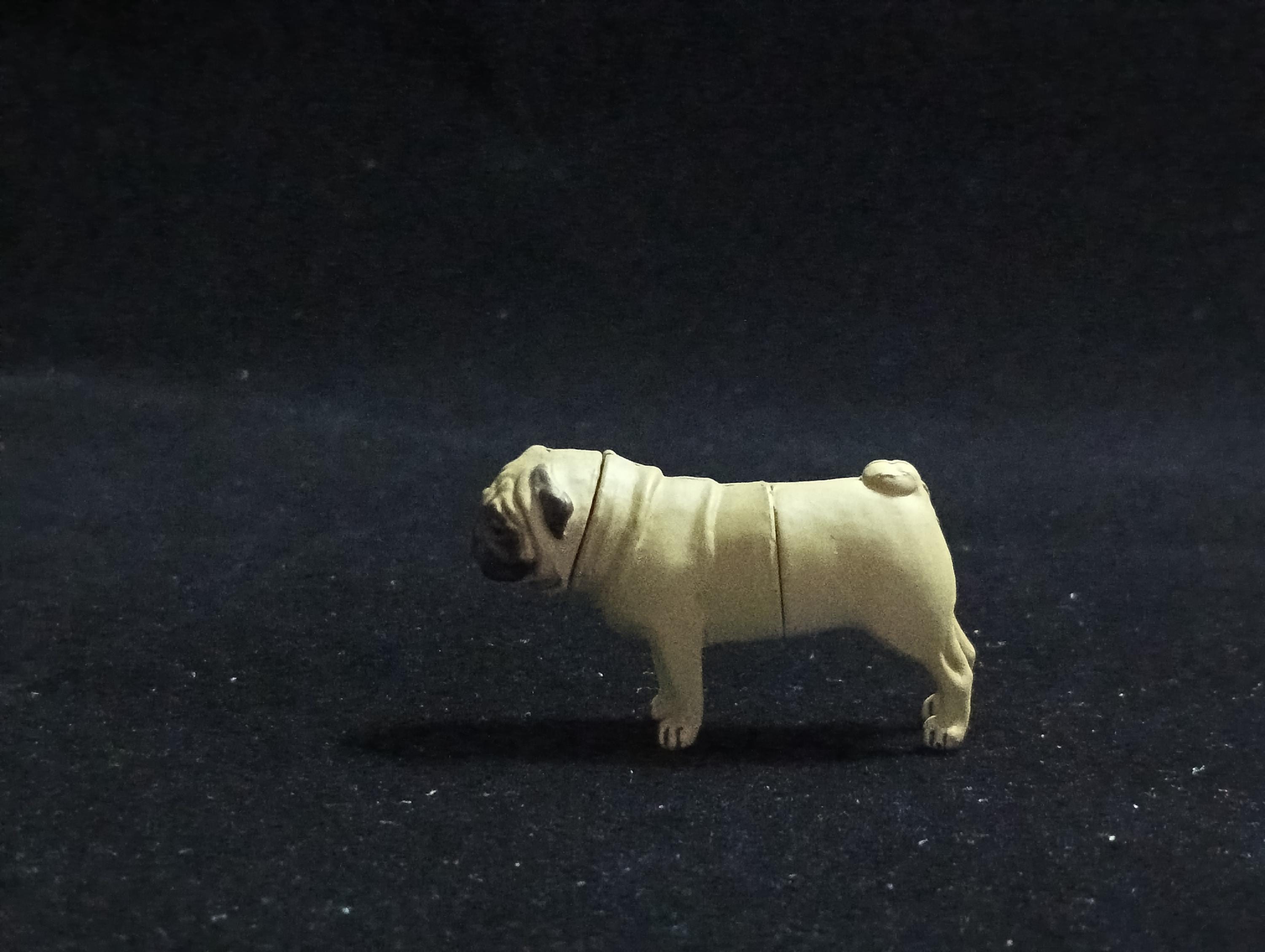 Miniature Pug Brown Dog Figurine - Furuta