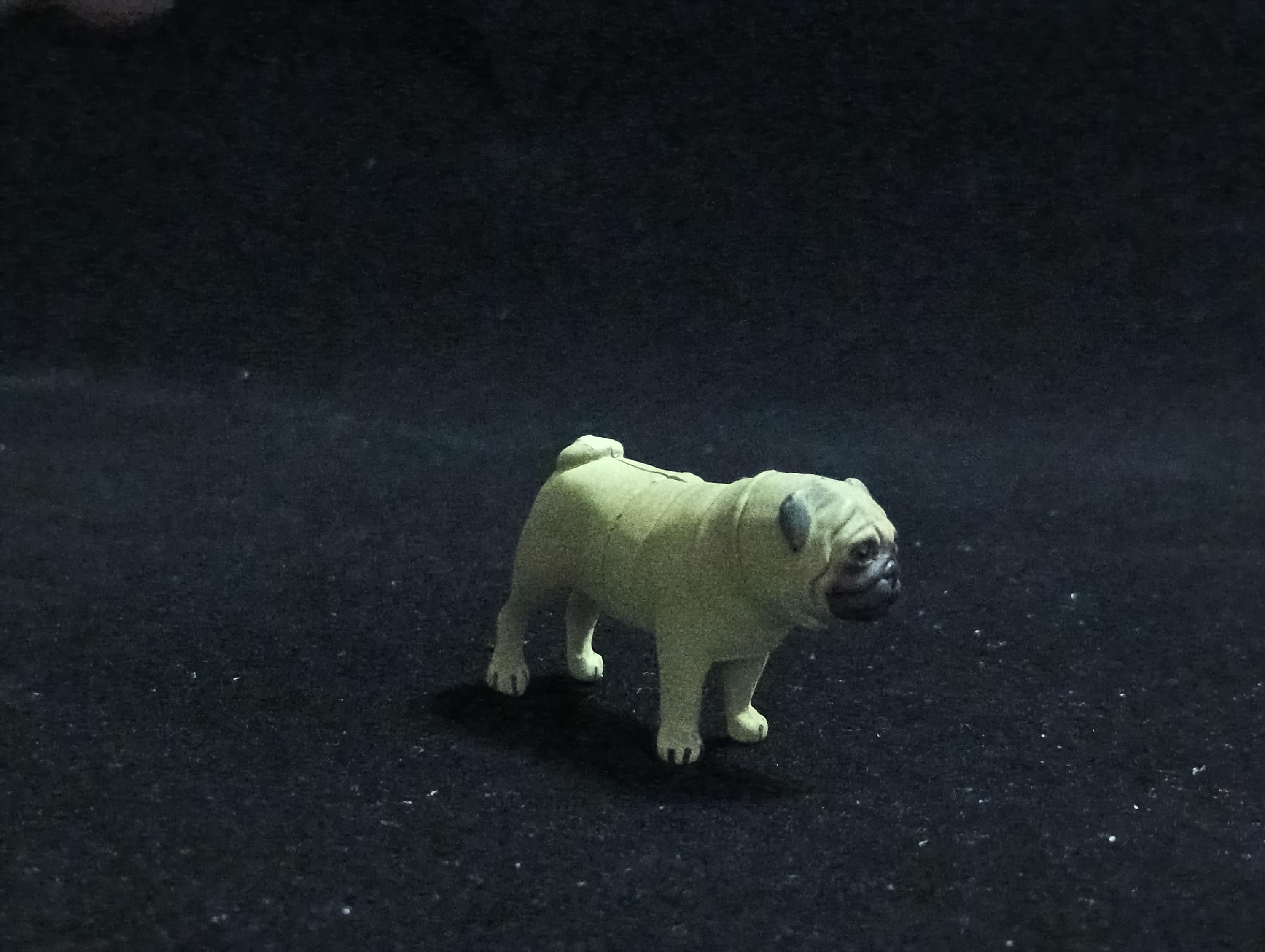Miniature Pug Brown Dog Figurine - Furuta