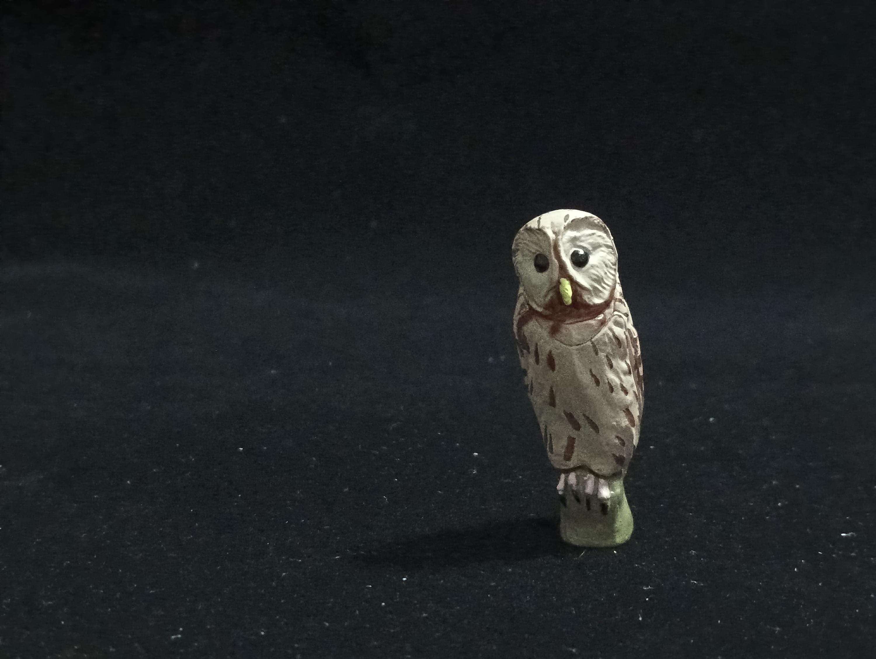 Miniature Owl Figurine - Furuta