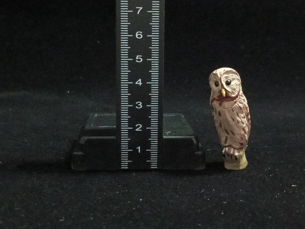 Miniature Owl Figurine - Furuta