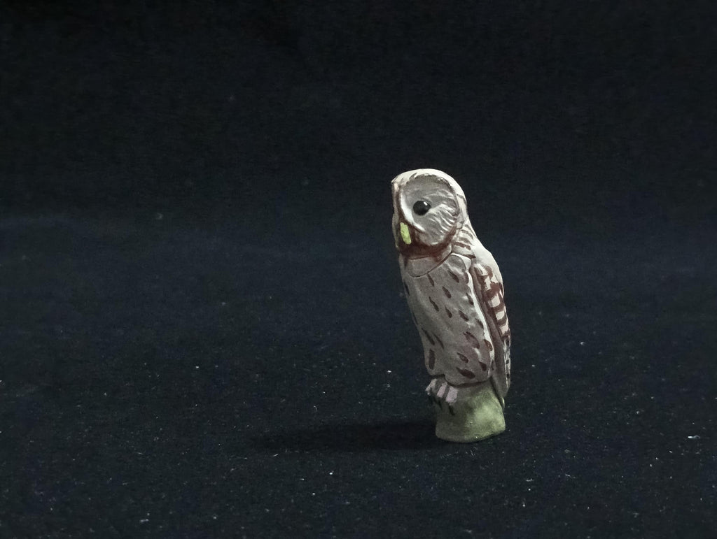 Miniature Owl Figurine - Furuta