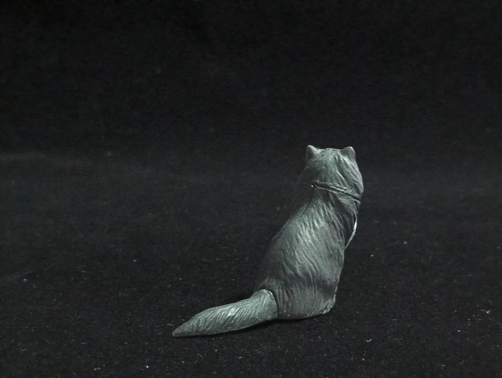 Miniature Persian Cat(Grey) Figurine - Furuta