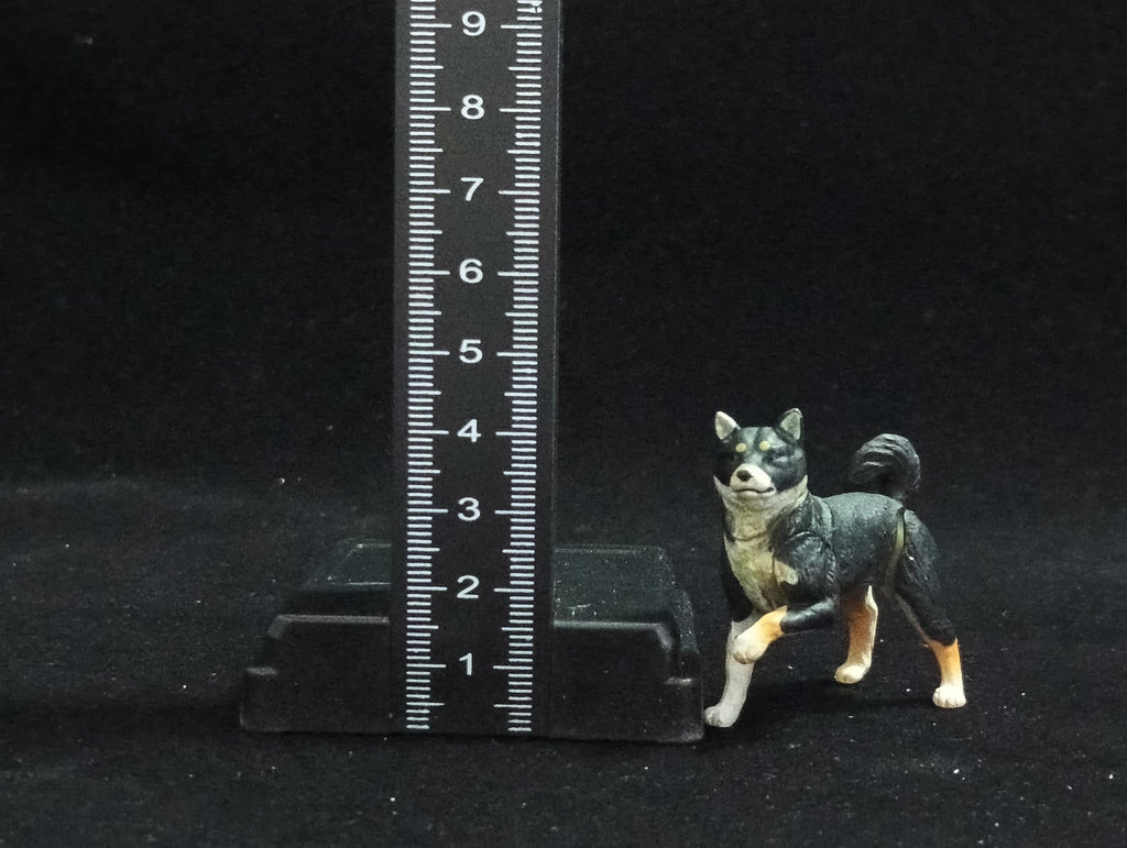 Miniature Shiba Inu Black Figurine - Furuta