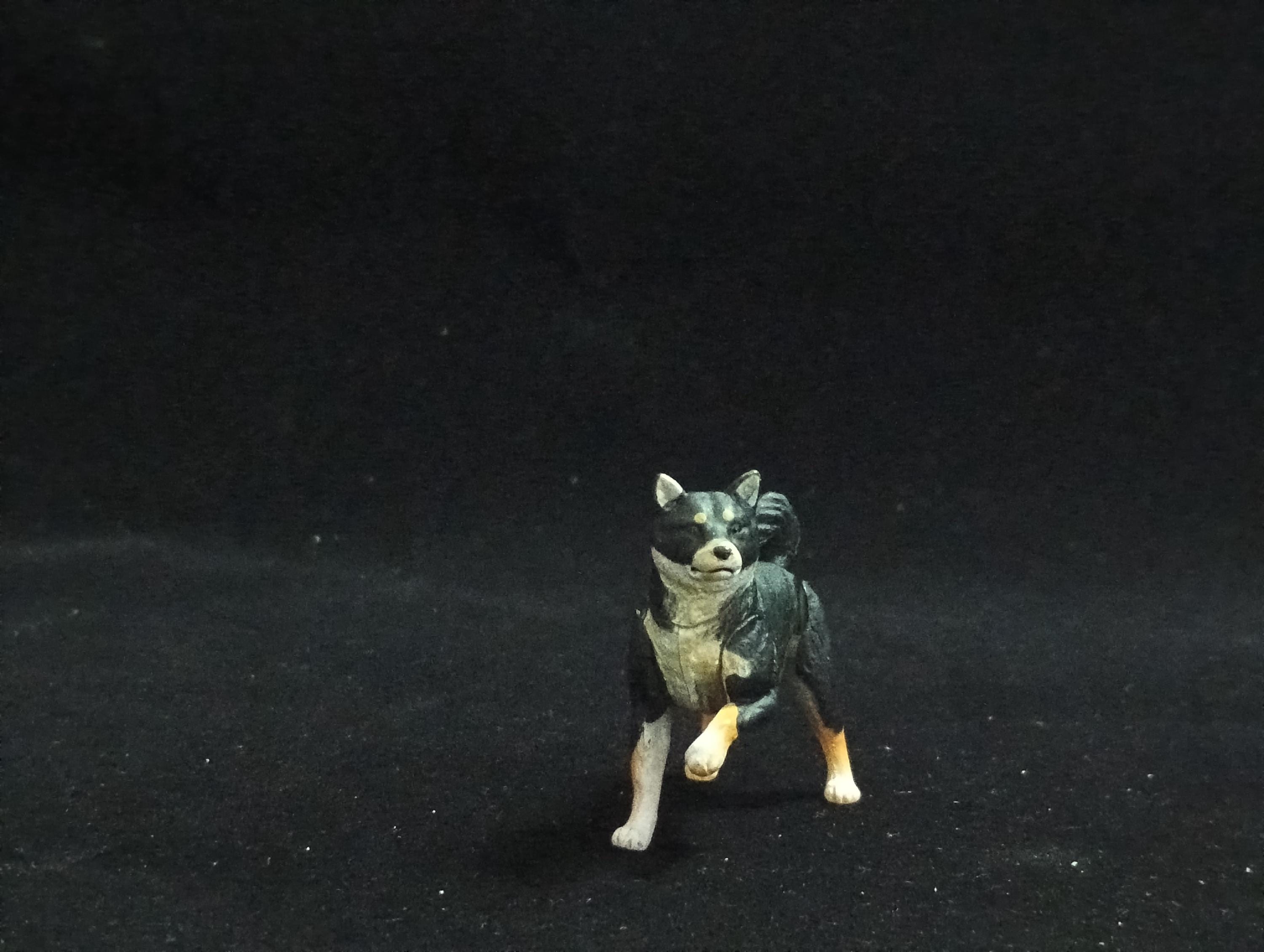 Miniature Shiba Inu Black Figurine - Furuta