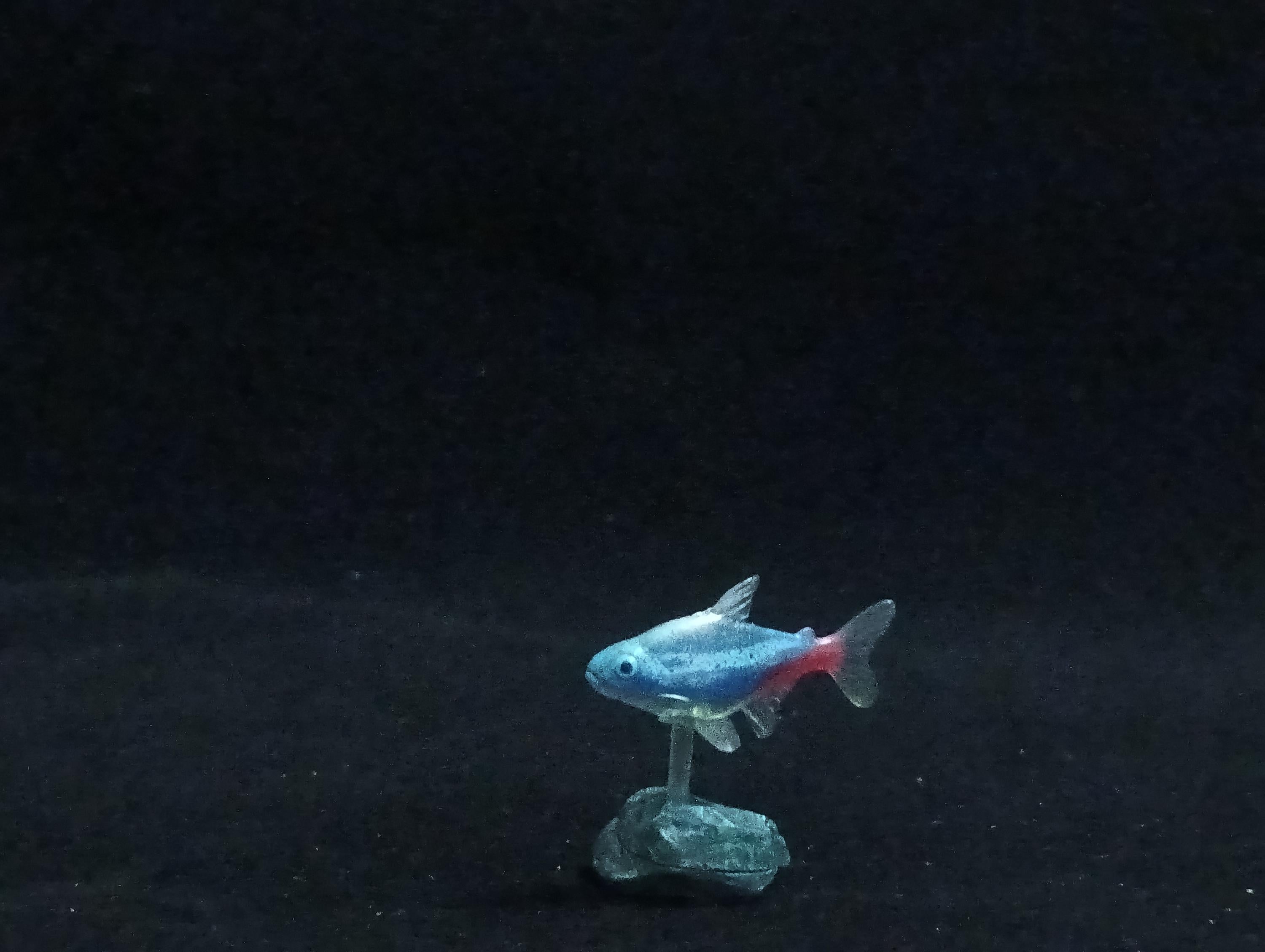 Miniature Neon Tetra Figurine - Furuta